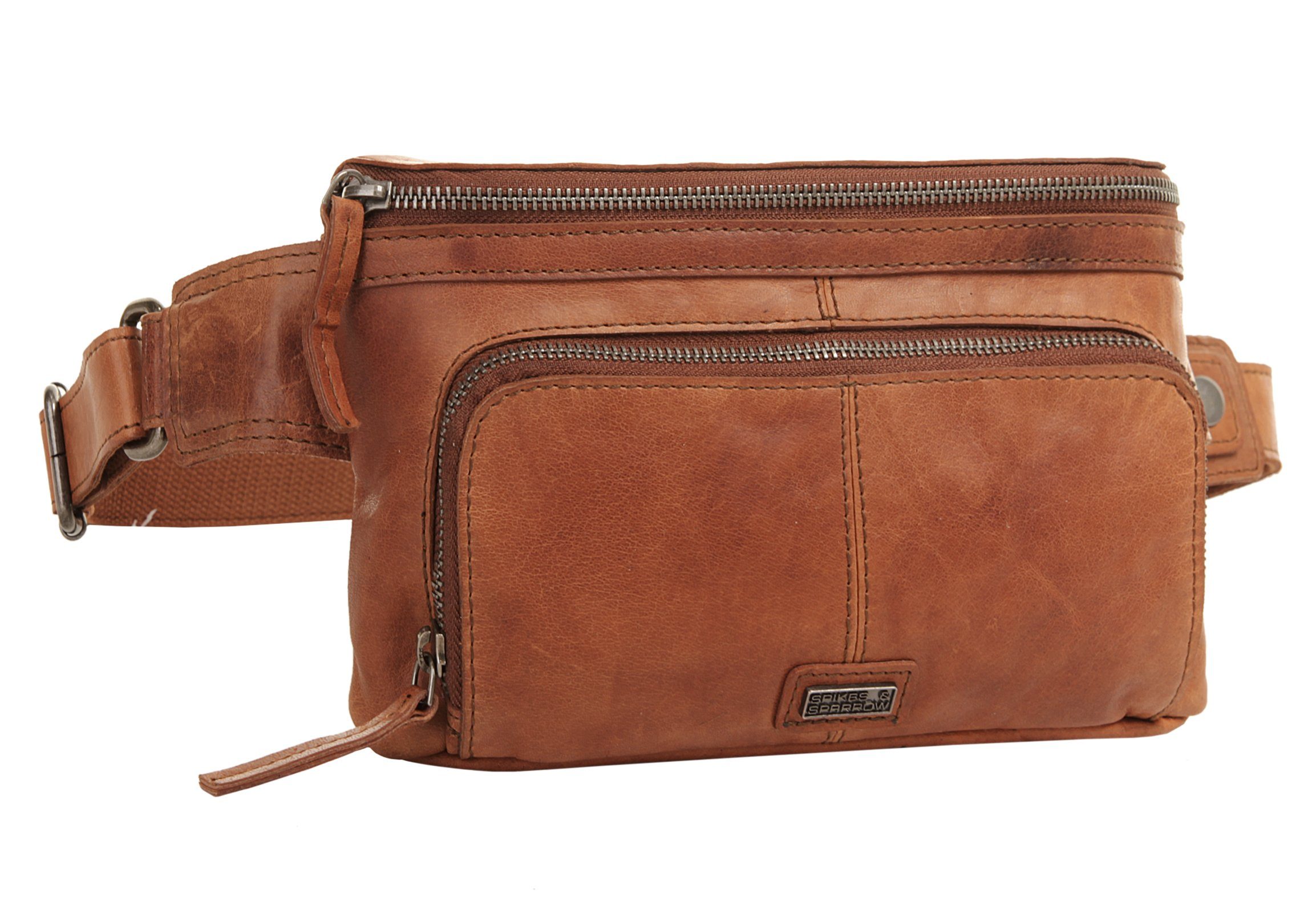 Spikes & Sparrow Heuptasje echt leder