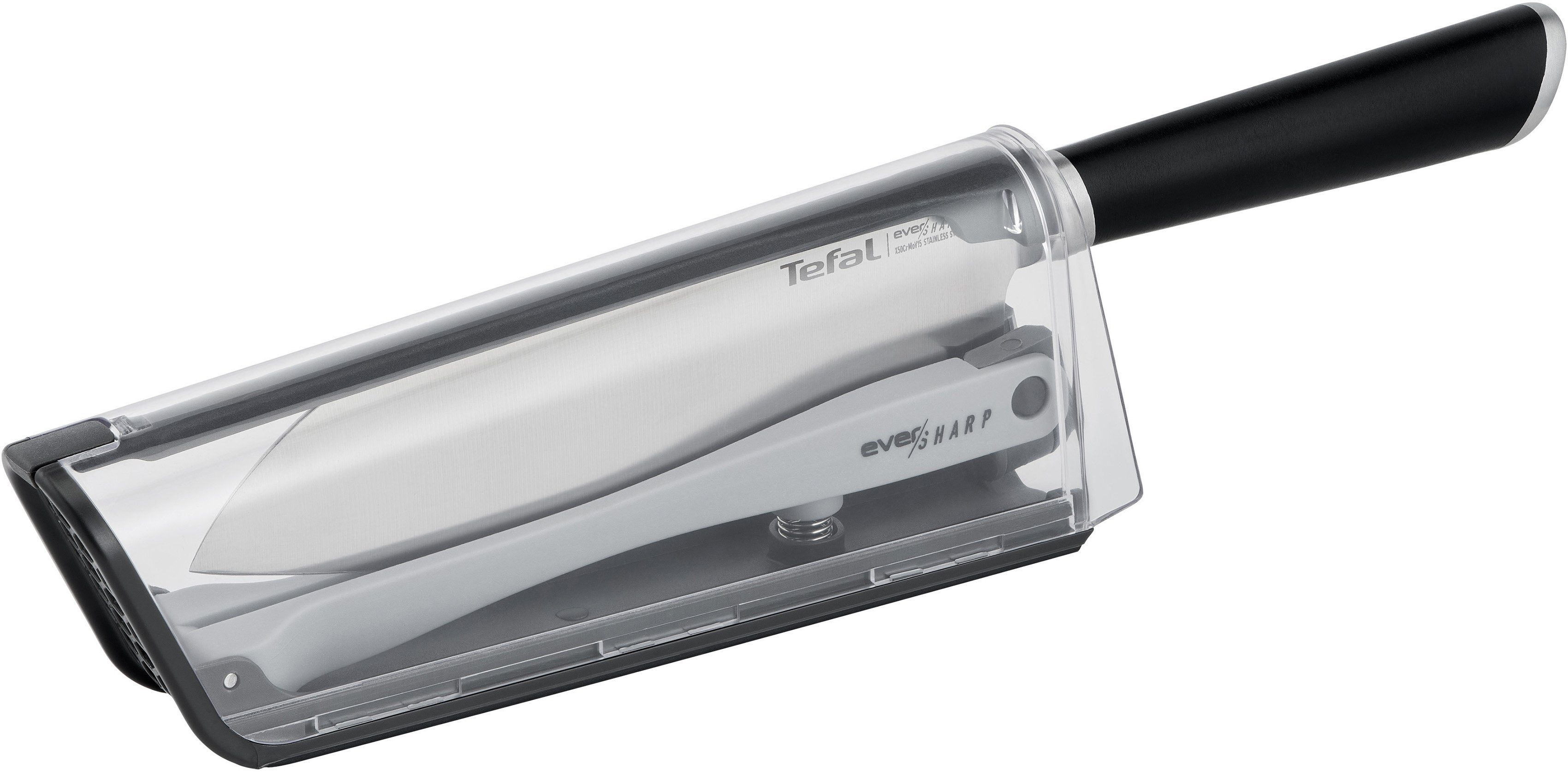 Tefal Messenset K25790 Ever Sharp S Roestvrij staal, langdurige snijkracht en scherpte (set, 2-delig)