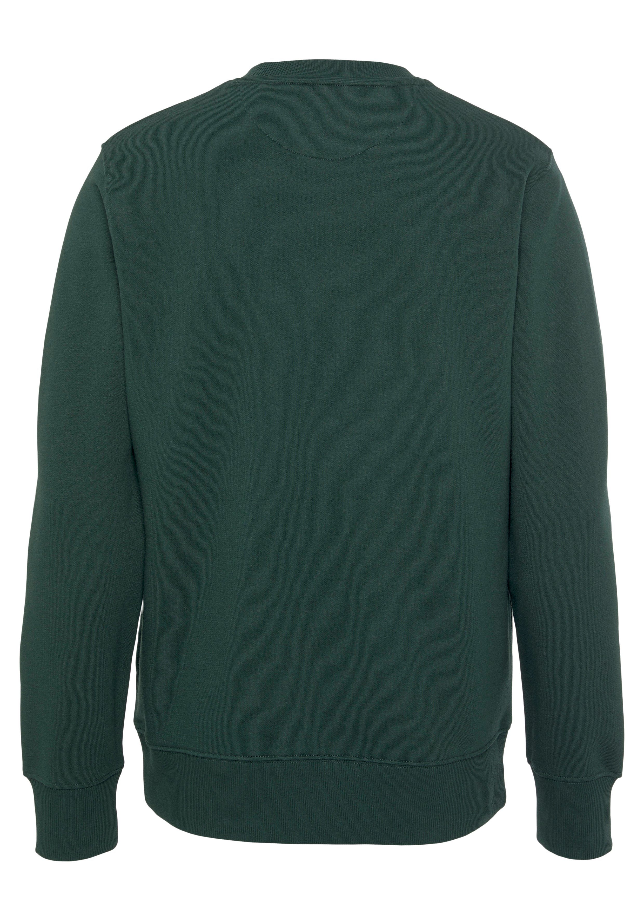 Gant Sweatshirt REG SHIELD C-NECK SWEAT met logoborduursel op borsthoogte