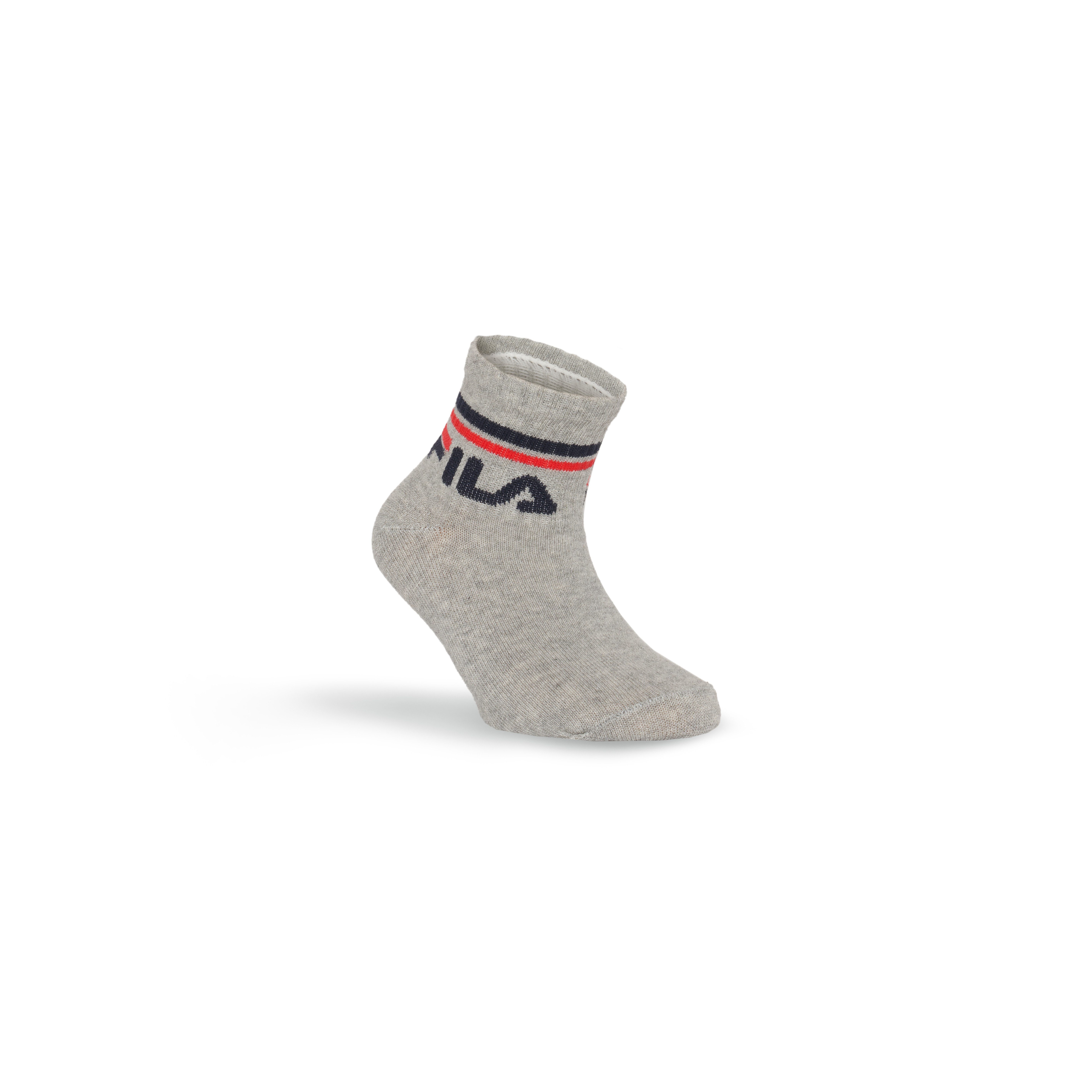 Fila Korte sokken met gebreid logo in de ribband, kindersokken (set, 6 paar)