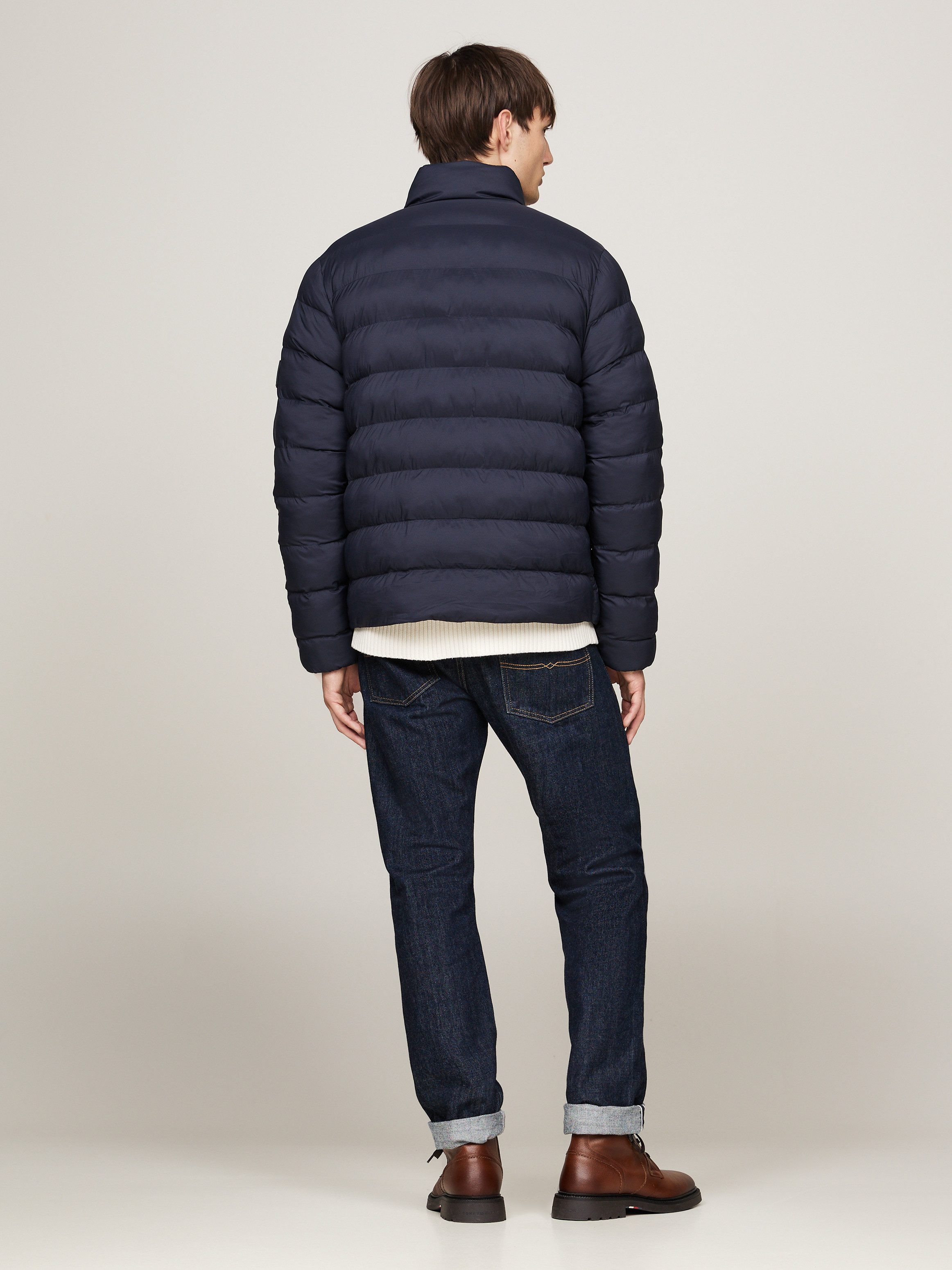 Tommy Hilfiger Gewatteerde jas MID WEIGHT STAND COLLAR JACKET