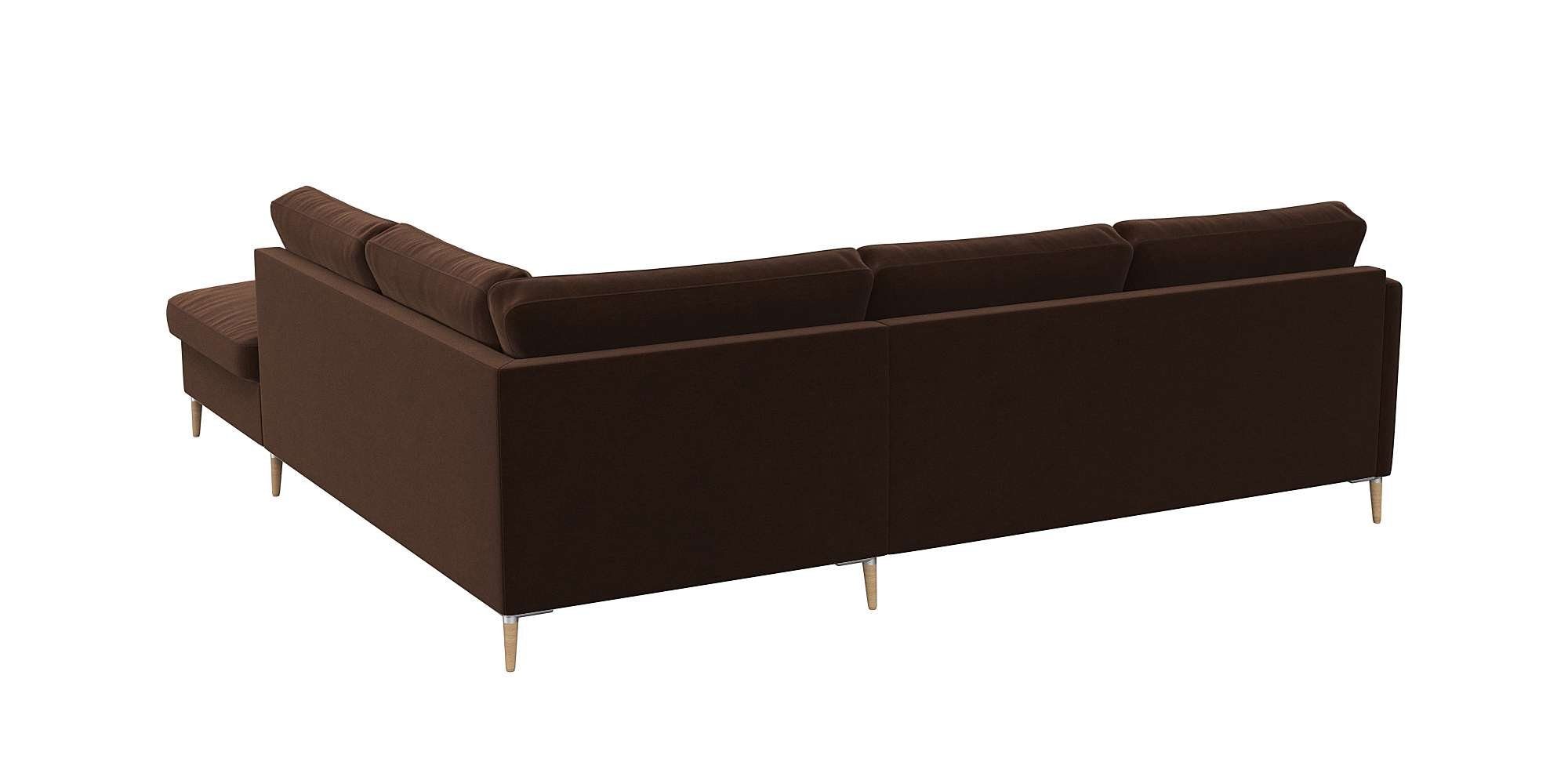 FLEXLUX Hoekbank Fiore, L-vorm, super comfortabel door koudschuim in de zitting