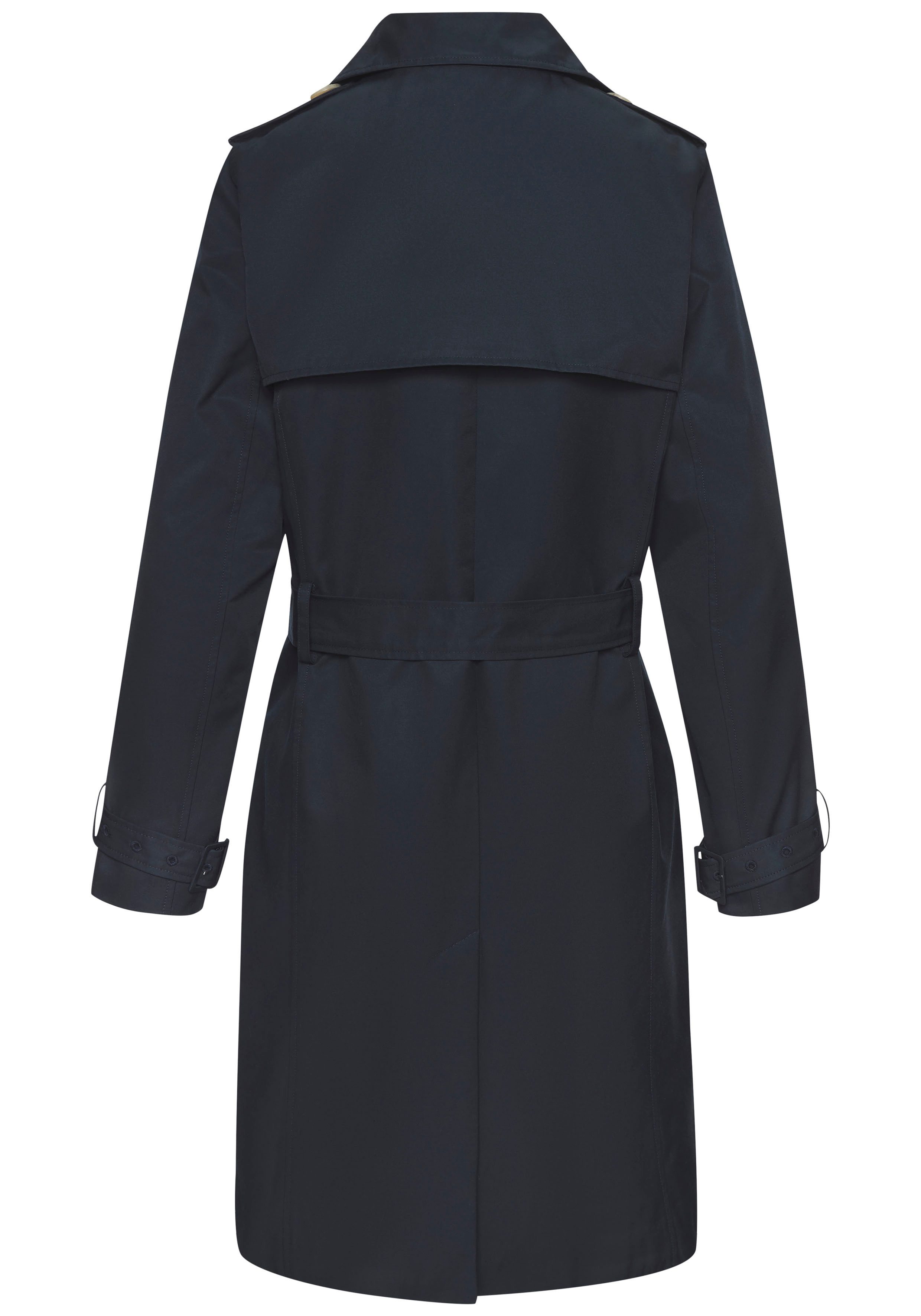 Lascana Trenchcoat met pas, onderhoudsvriendelijke materiaalmix