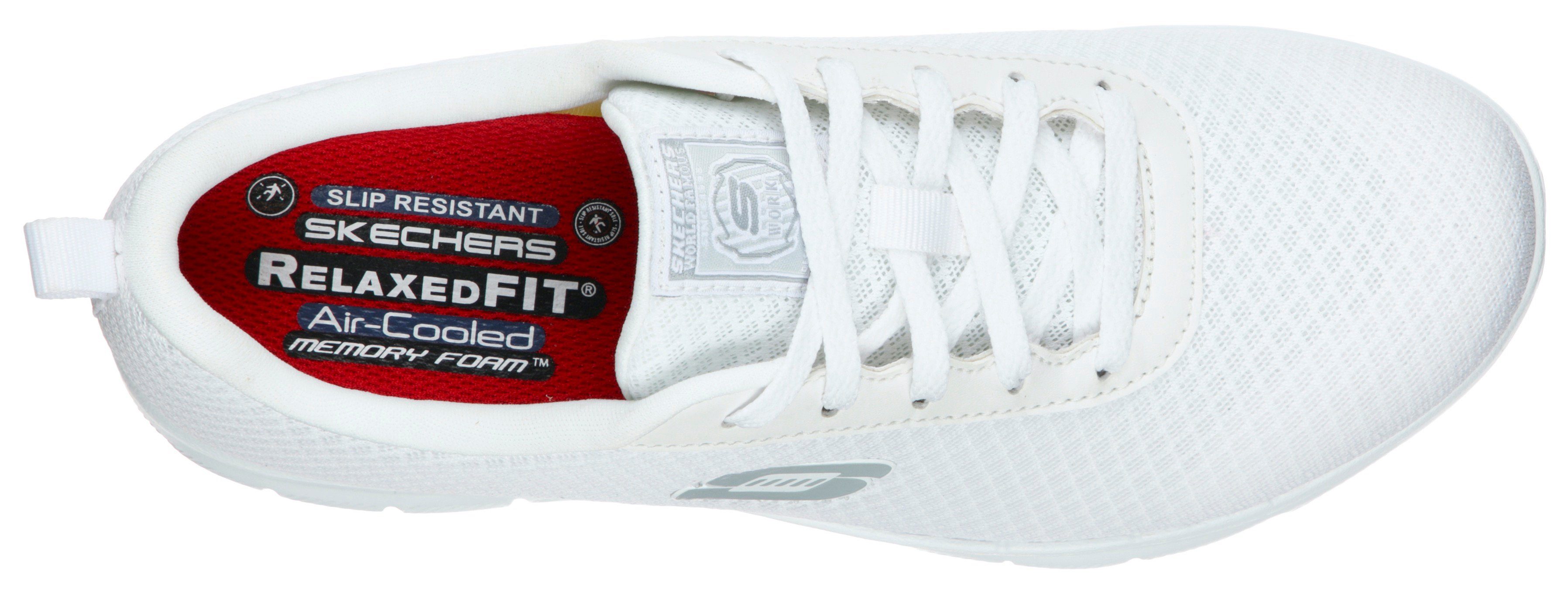 Skechers Werkschoenen Ghenter-Bronaugh veterschoenen Veterschoen voor de horeca met Skechers memory foam binnenzool