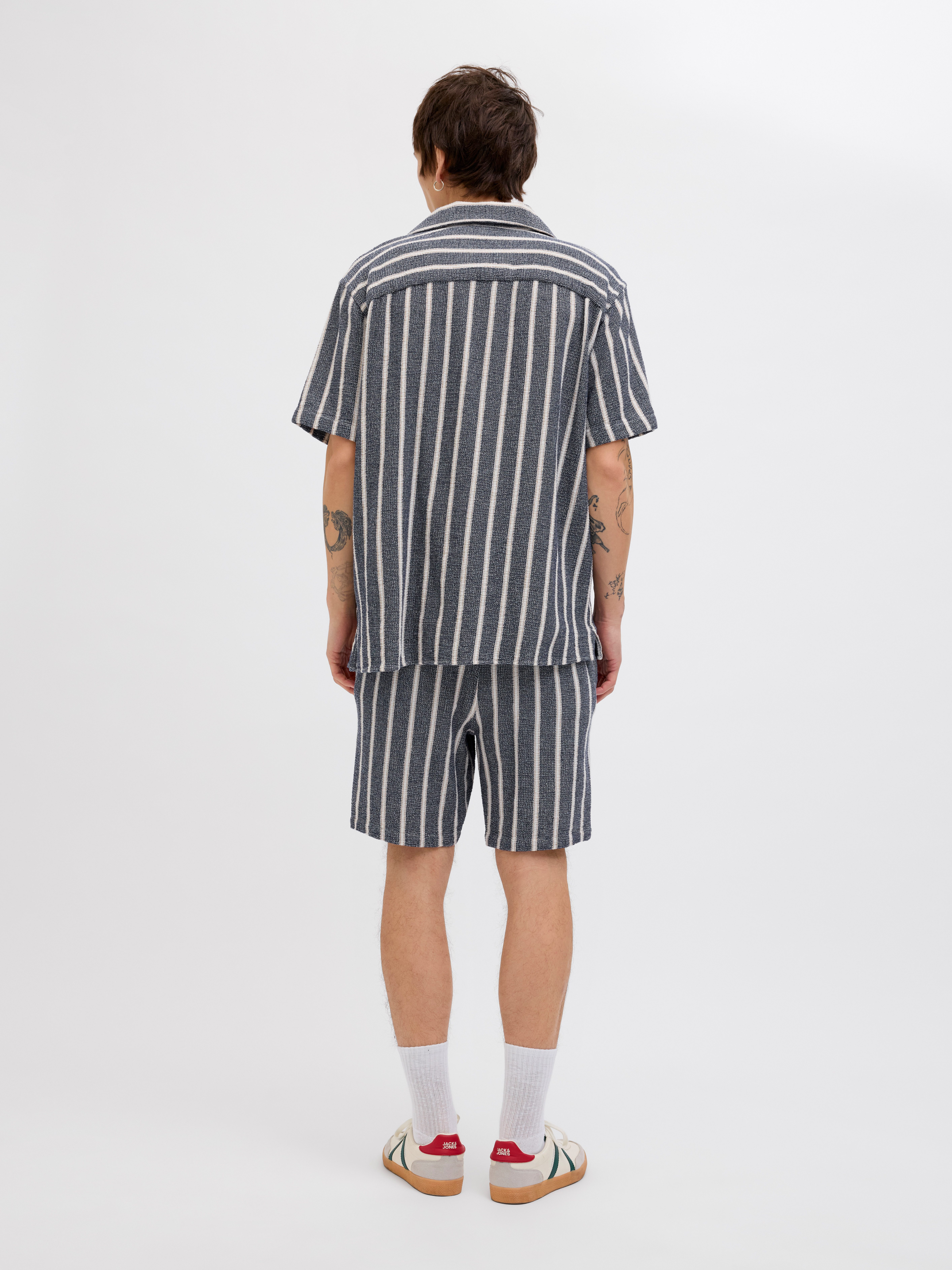 Jack & Jones Overhemd met korte mouwen JORCOBA STRIPE RESORT SHIRT SS SN