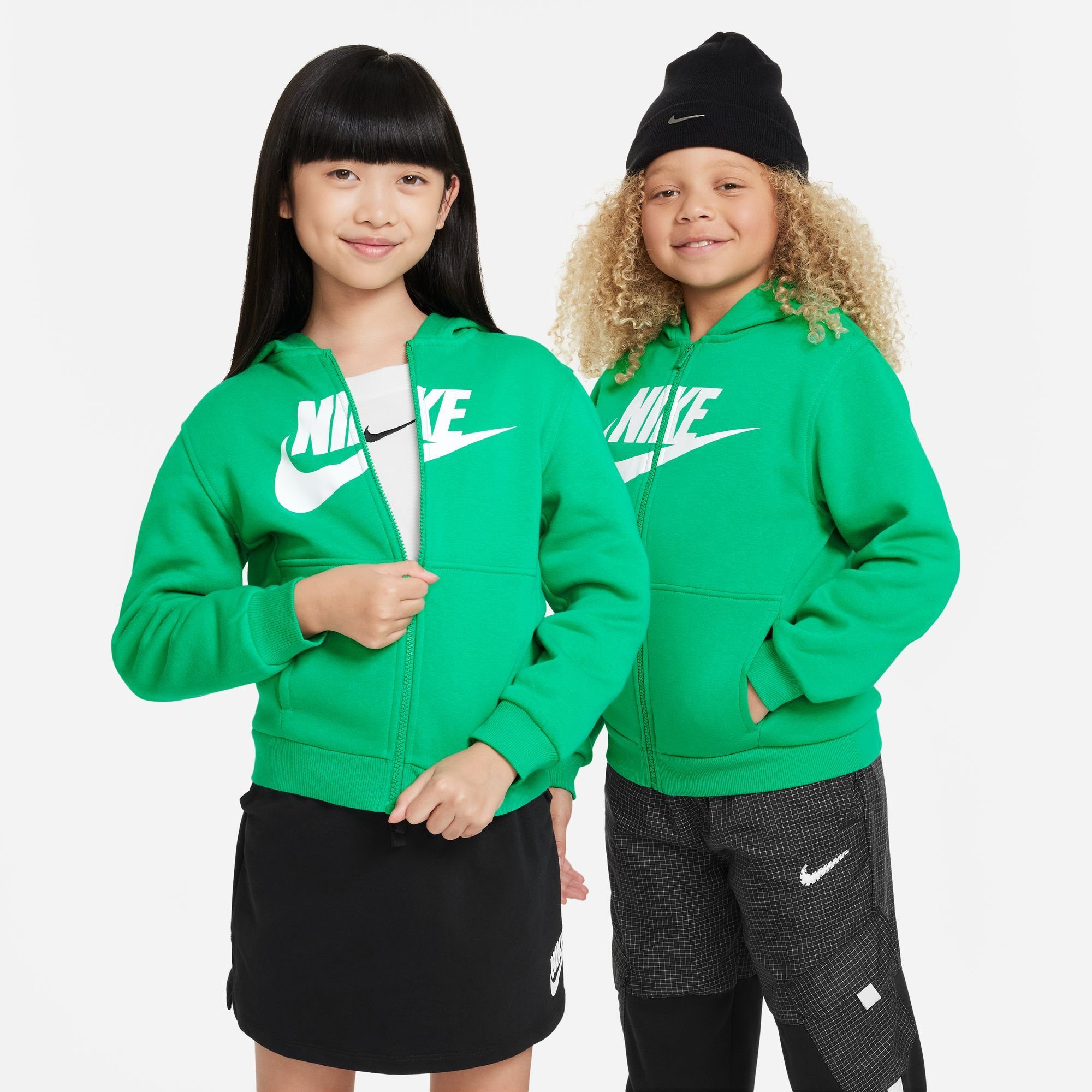 Nike Sportswear Capuchonsweatvest CLUB FLEECE BIG KIDS' FULL-ZIP HOODIE