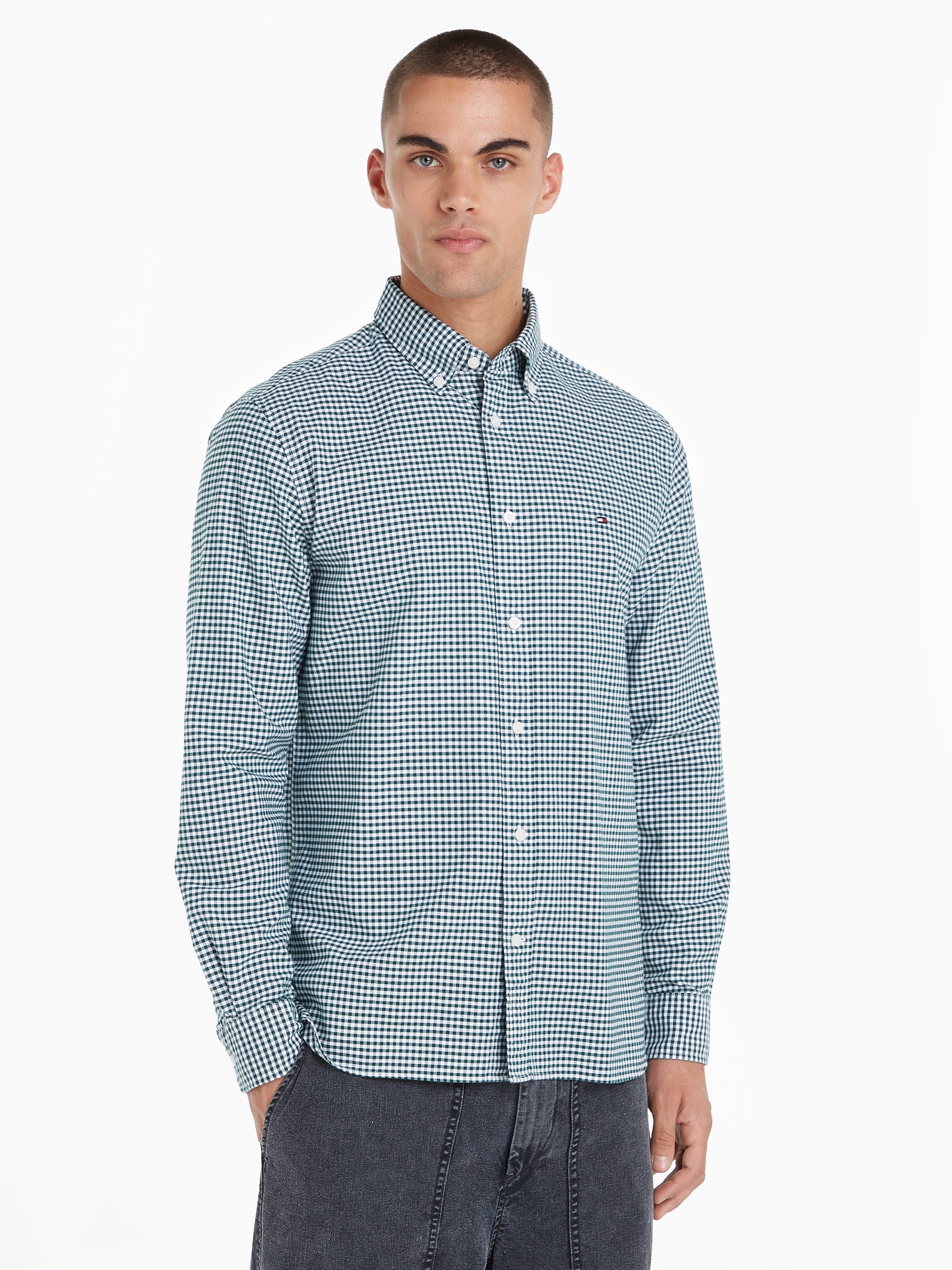 Tommy Hilfiger Overhemd met lange mouwen HERITAGE OXFORD GINGHAM RF SHIRT