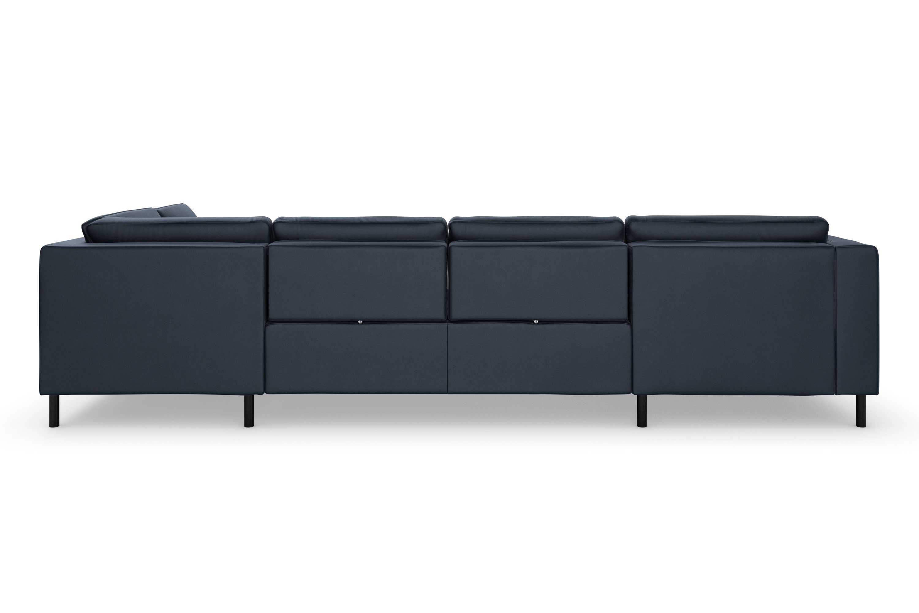 sit&more Zithoek Olsen U-vorm inclusief zitdiepteverstelling, naar keuze met slaapfunctie, 15 cm hoog