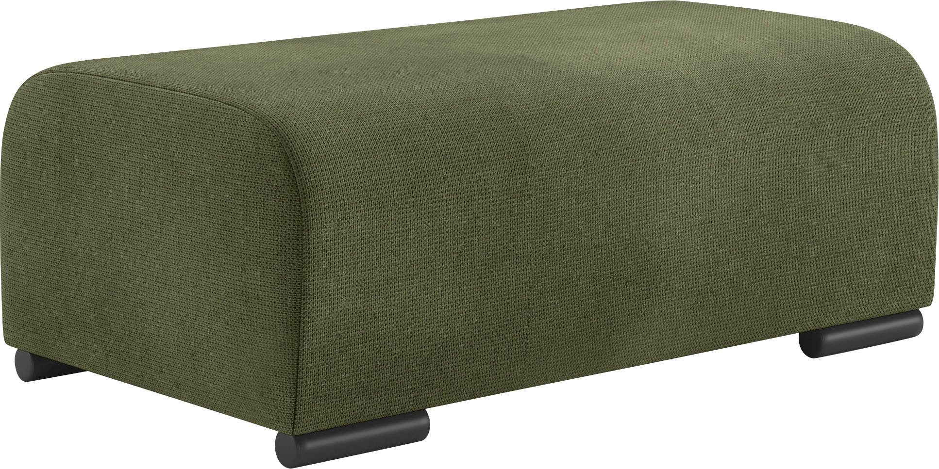 Mr. Couch Hockerbank Sundance met comfortabele boxspring-pocketveringkern, passend bij het garnituur hockers groen