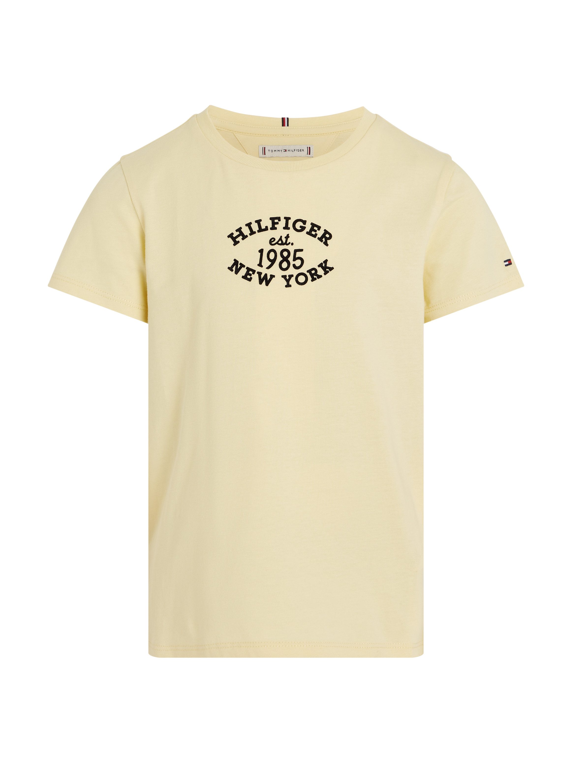 Tommy Hilfiger T-shirt MONOTYPE FLOCK Kinderen tot 16 jaar met logostiksel