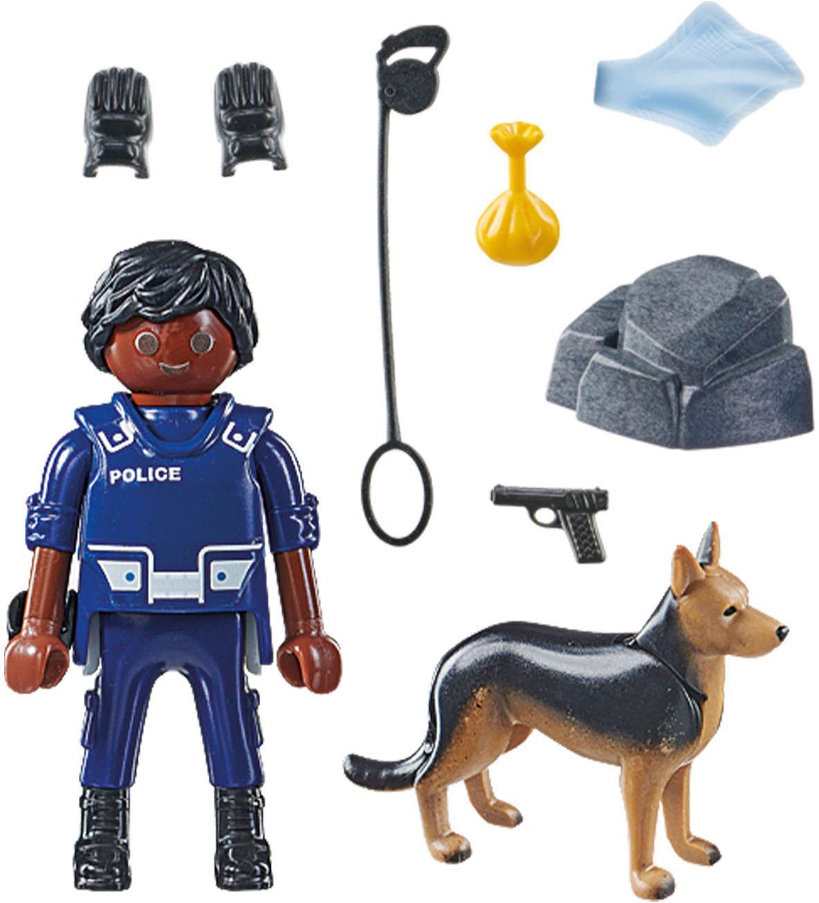 Playmobil® Constructie-speelset Politieagent met speurhond (71162), Special plus