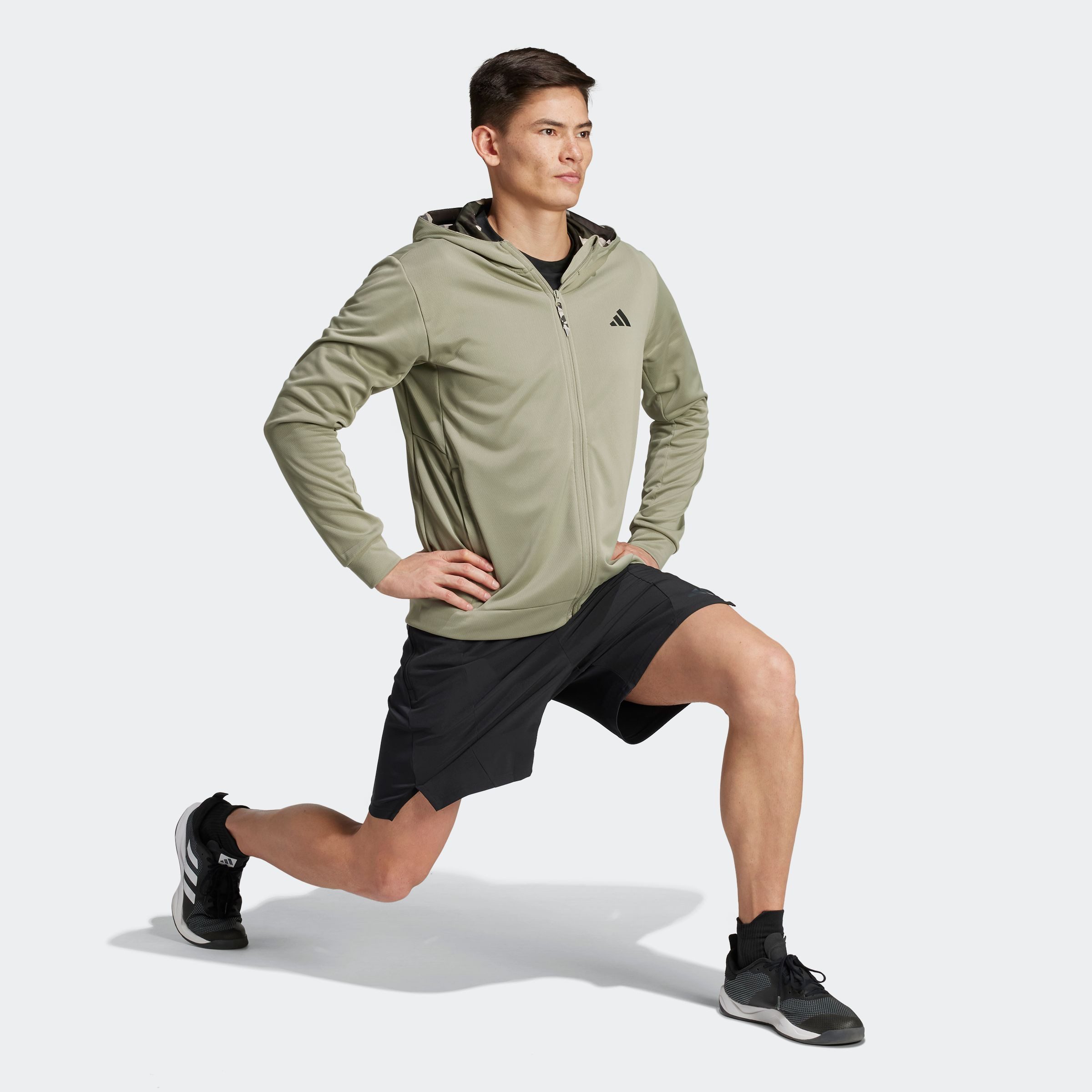 adidas Performance Capuchonsweatvest CAMO FZ HD (1-delig)