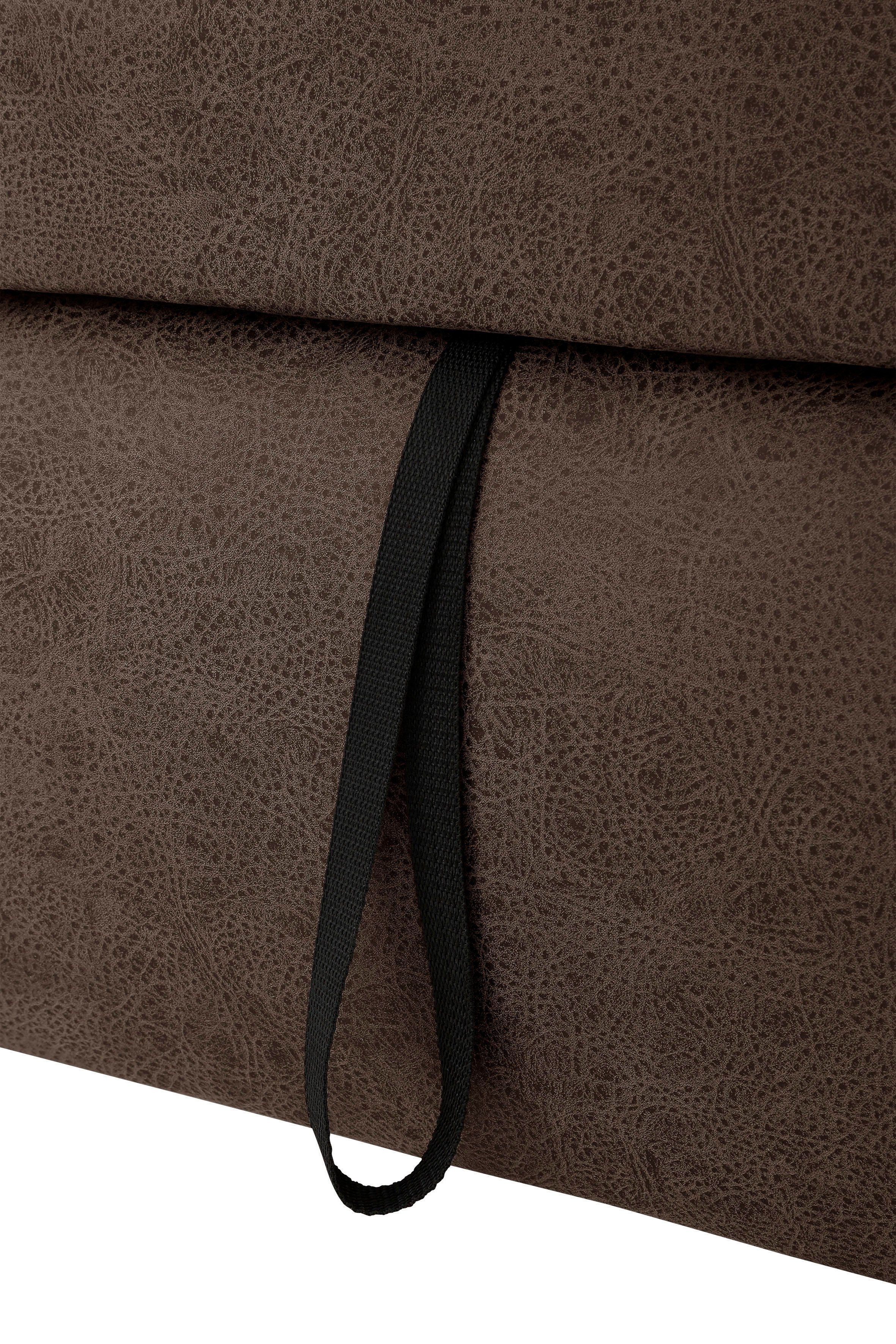 INOSIGN Hoekbank Avesa L-vorm Naar keuze met armleuningverstelling en slaapfunctie, bxdxh: 300x172x80cm