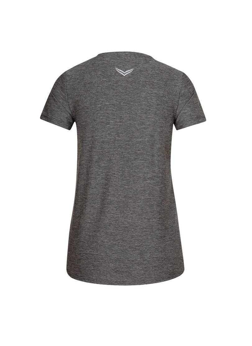 Trigema T-shirt TRIGEMA sportshirt in mêlee-look (1-delig)