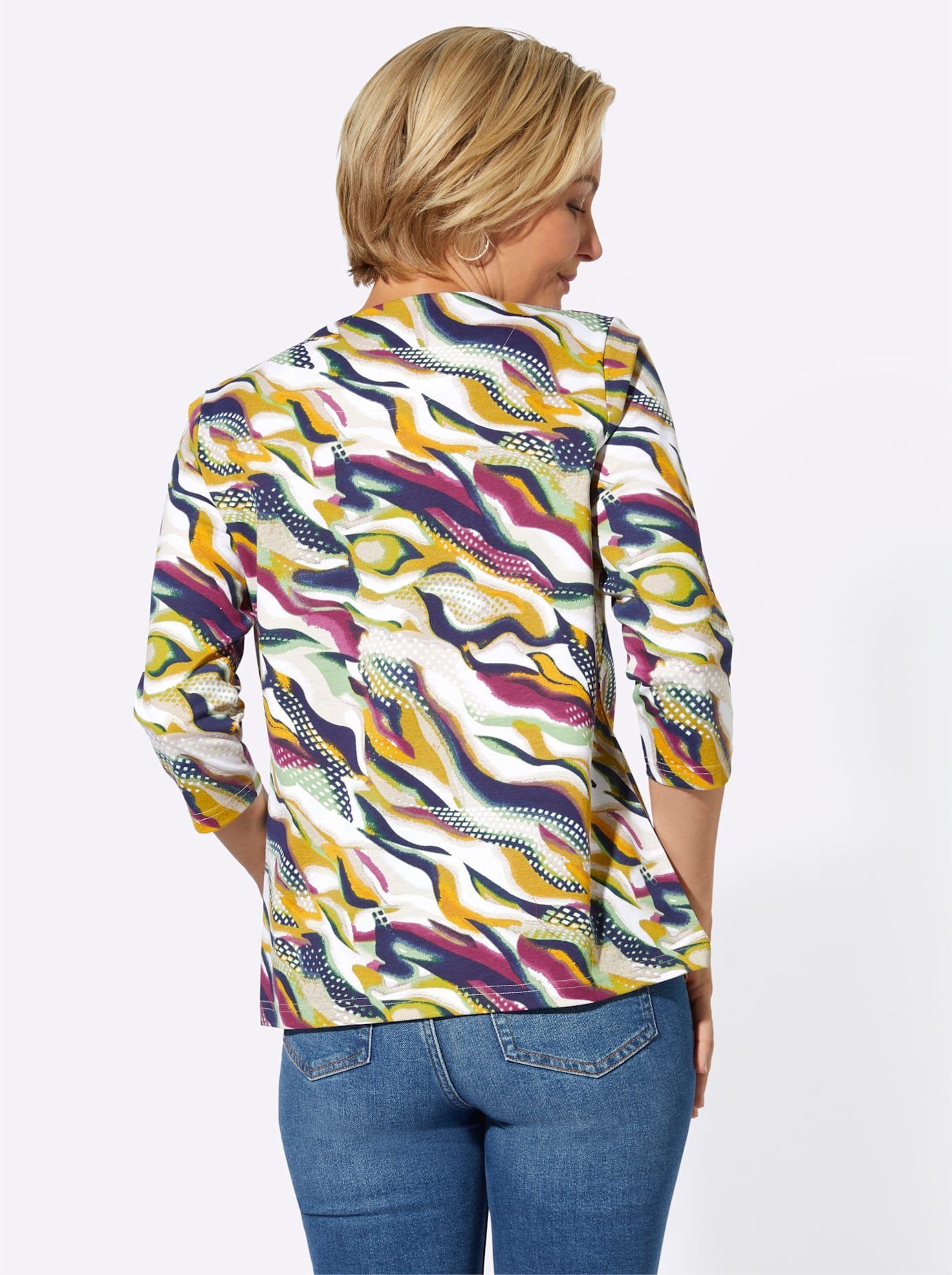 Classic Basics Shirt met 3/4-mouwen Shirt (1-delig)