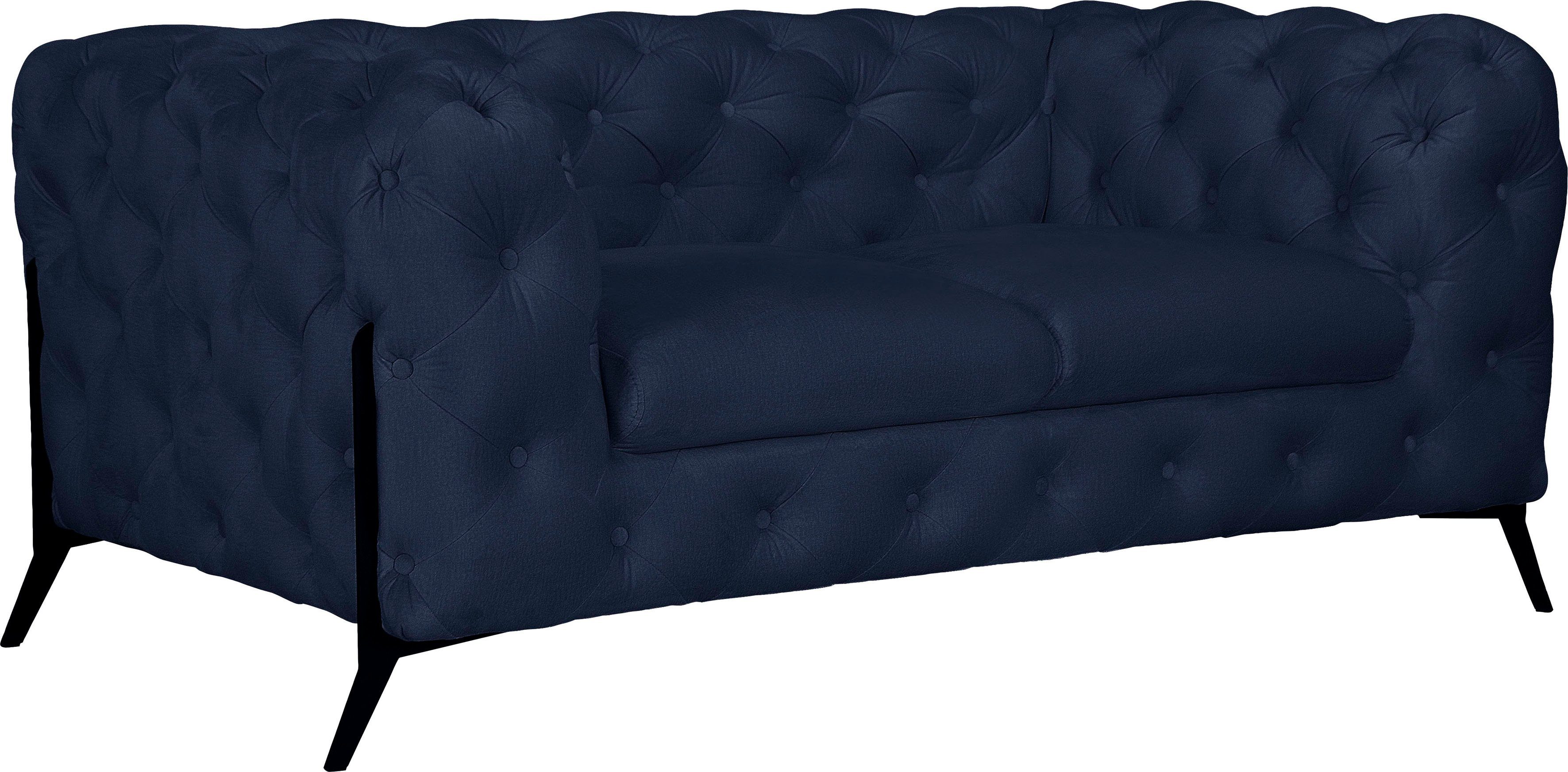 Leonique Chesterfield-bank Amaury luxueuze capitonnage, moderne chesterfield look, kleur van de poten ter keuze