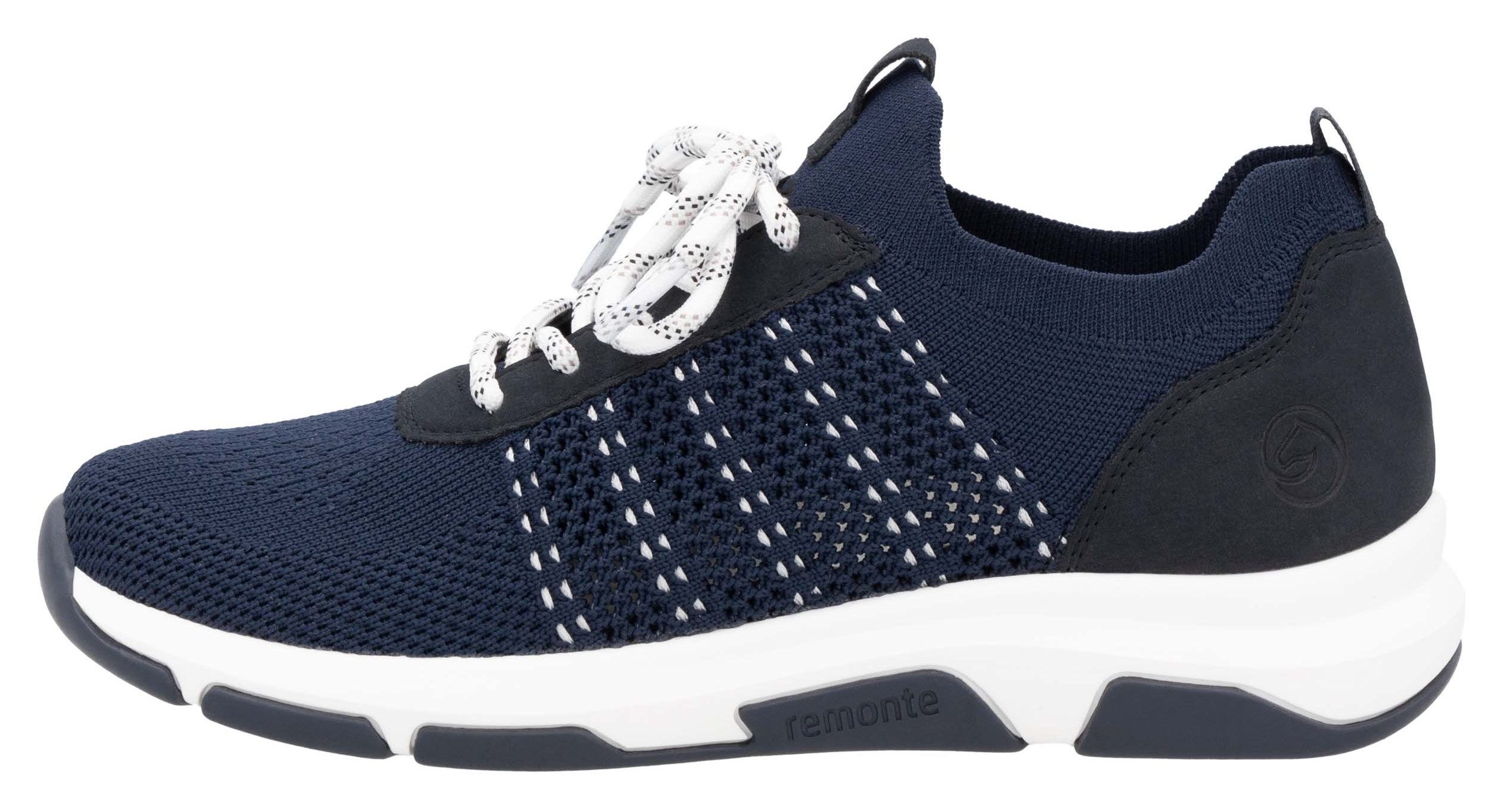 Remonte Slip-on sneakers , vrijetijdsschoen, lage schoen, slipper, instapschoen met aantrek-lussen