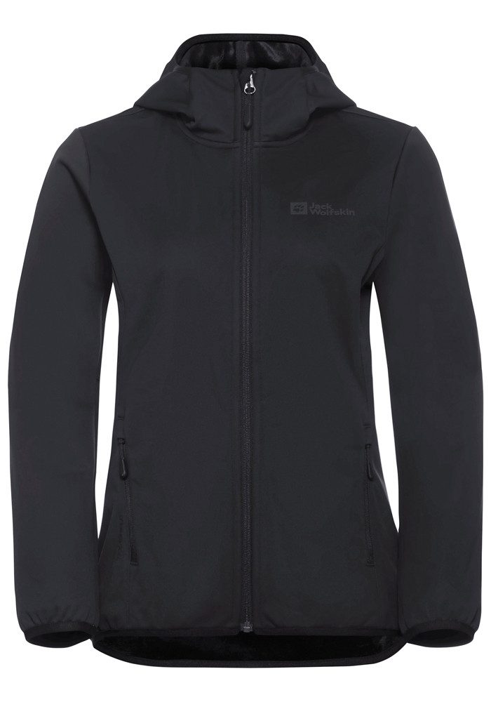 Jack Wolfskin Softshell-jack WINDHAIN HOODY W