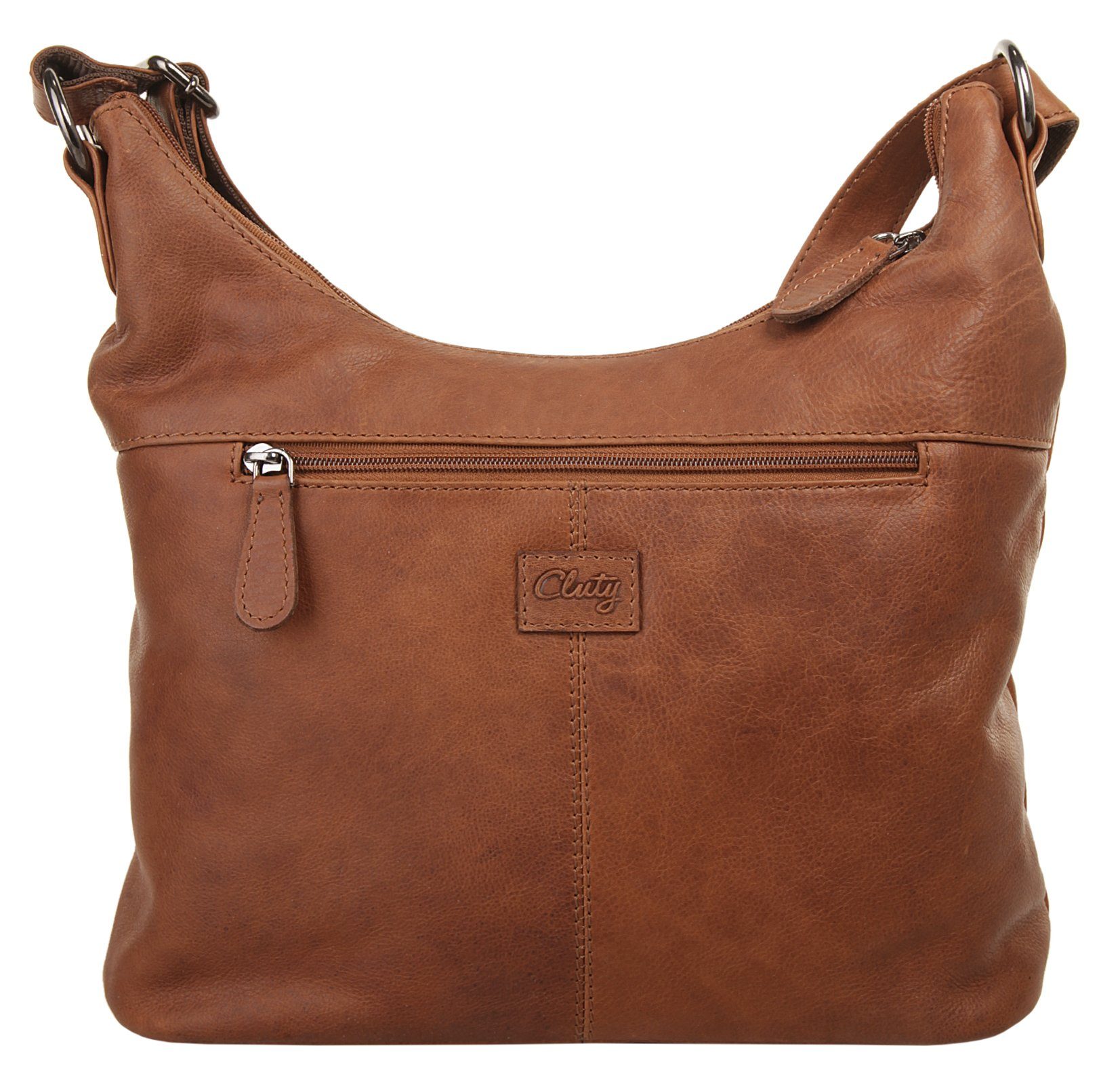 Cluty Schoudertas echt leder