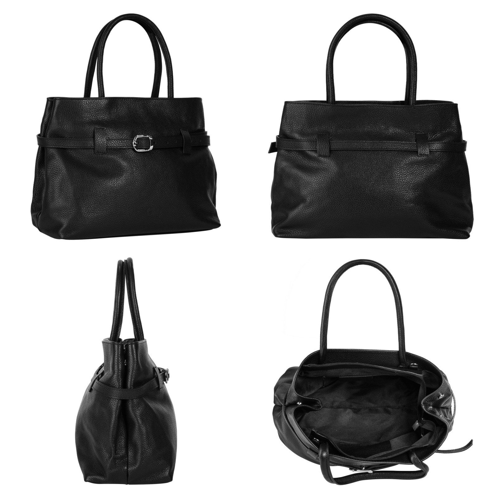 Cluty Tas echt leer, made in italy
