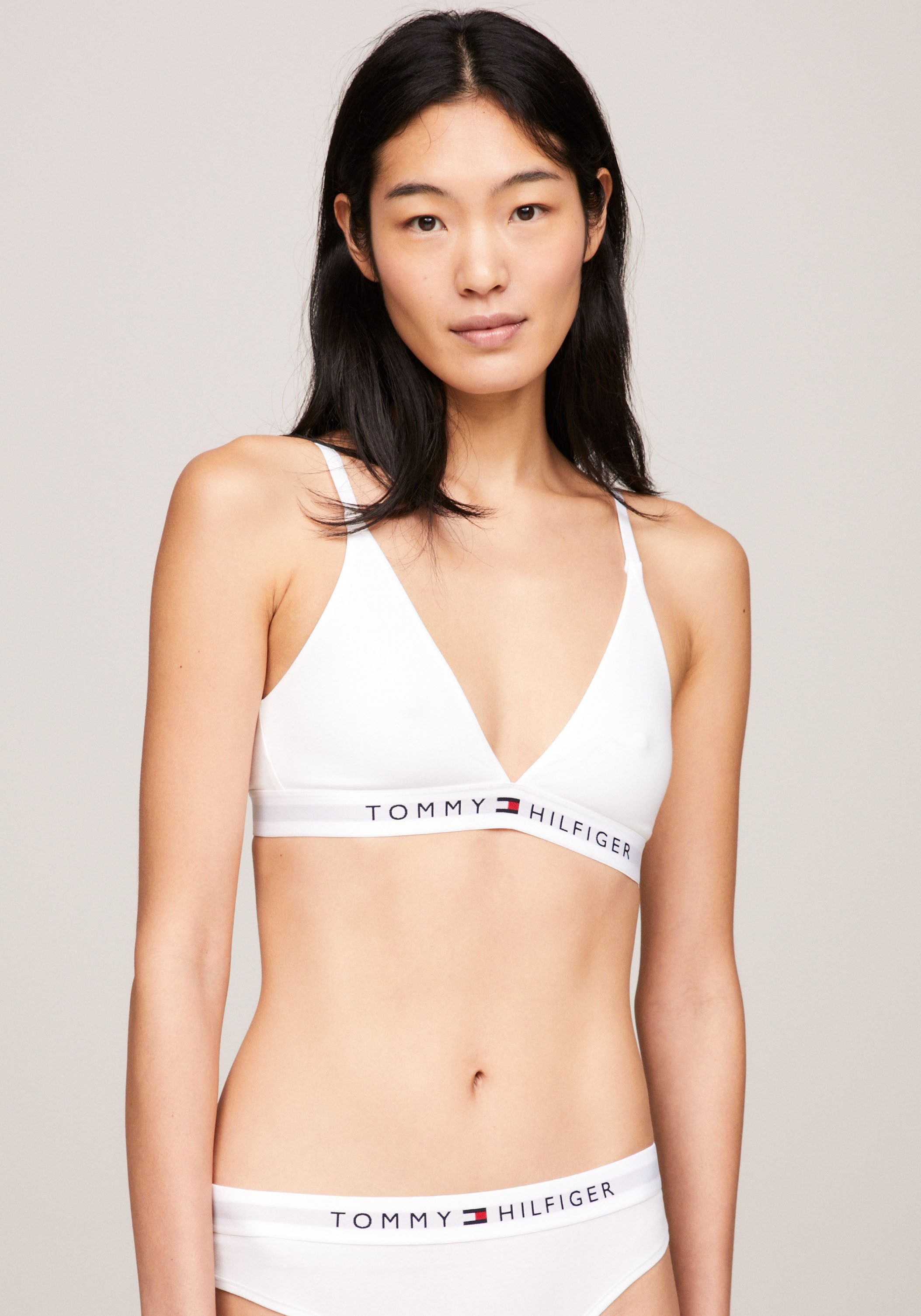 Tommy Hilfiger Underwear Bralette-bh UNLINED TRIANGLE met tommy hilfiger merklabel