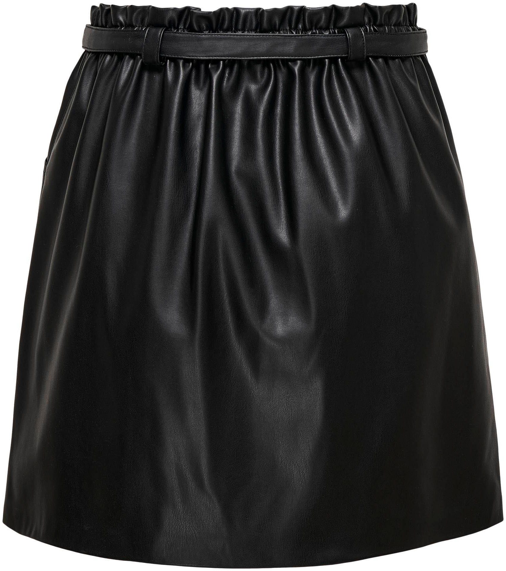 Only Imitatieleren rok ONLHEIDI FAUX LEATHER SKIRT OTW NOOS