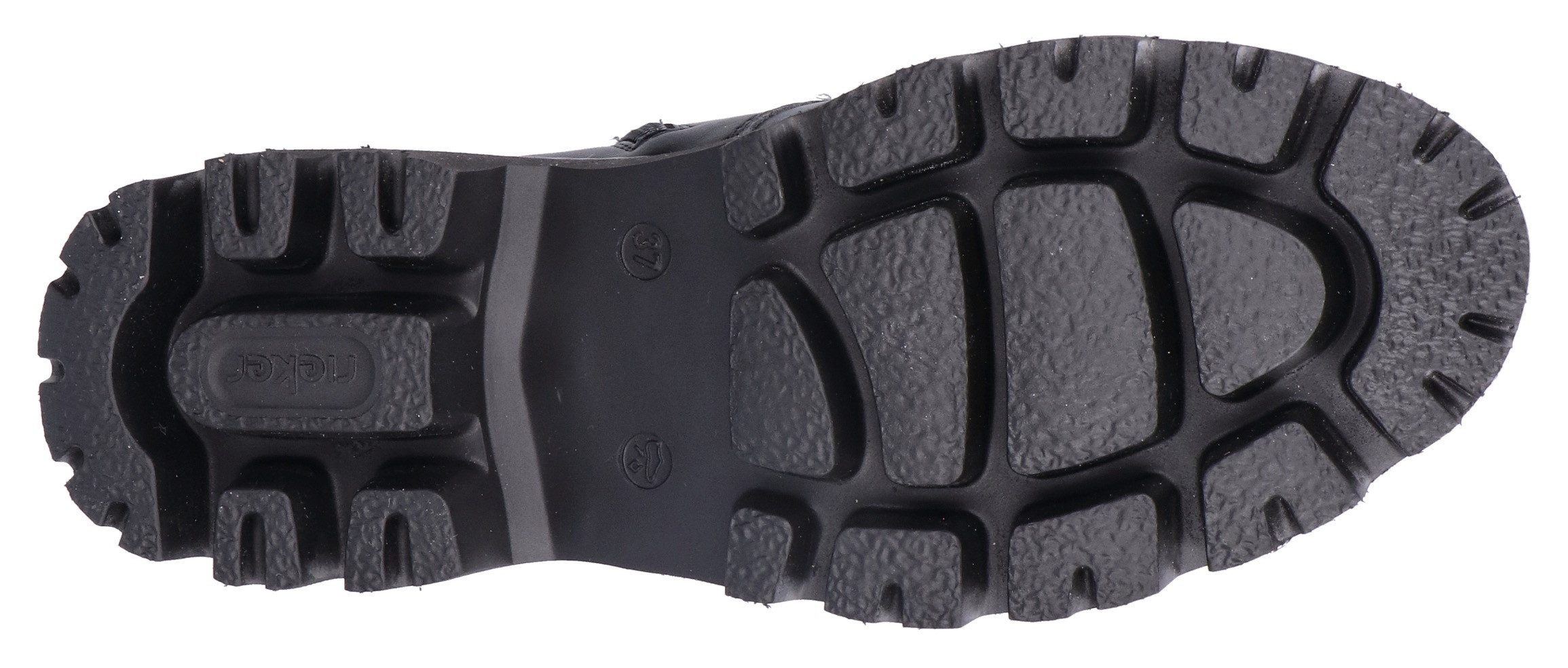 Rieker Veterlaarsjes , veterschoenen, plateau, met extra binnenrits