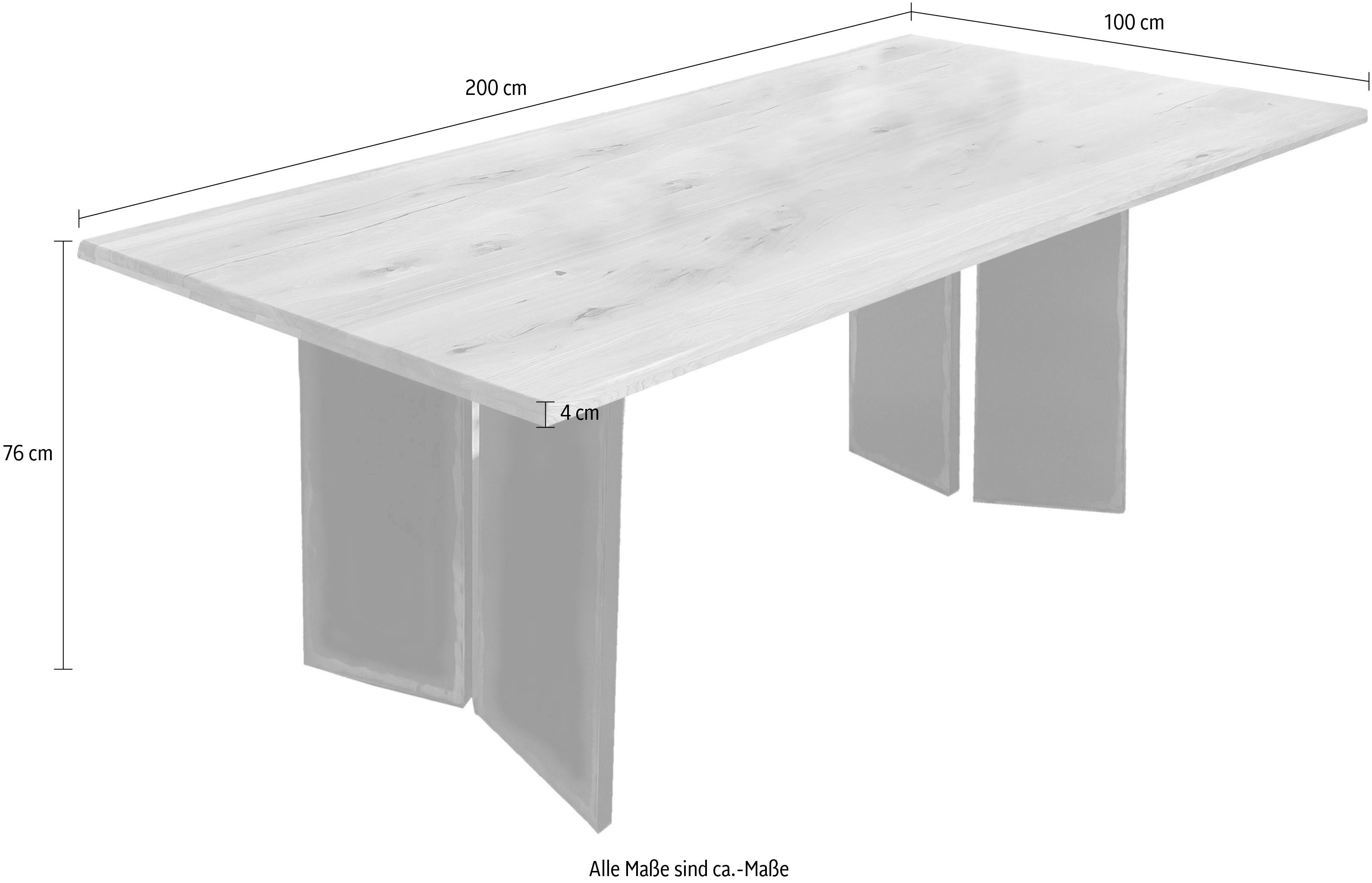 INOSIGN Eettafel Frame in used look (1 stuk)