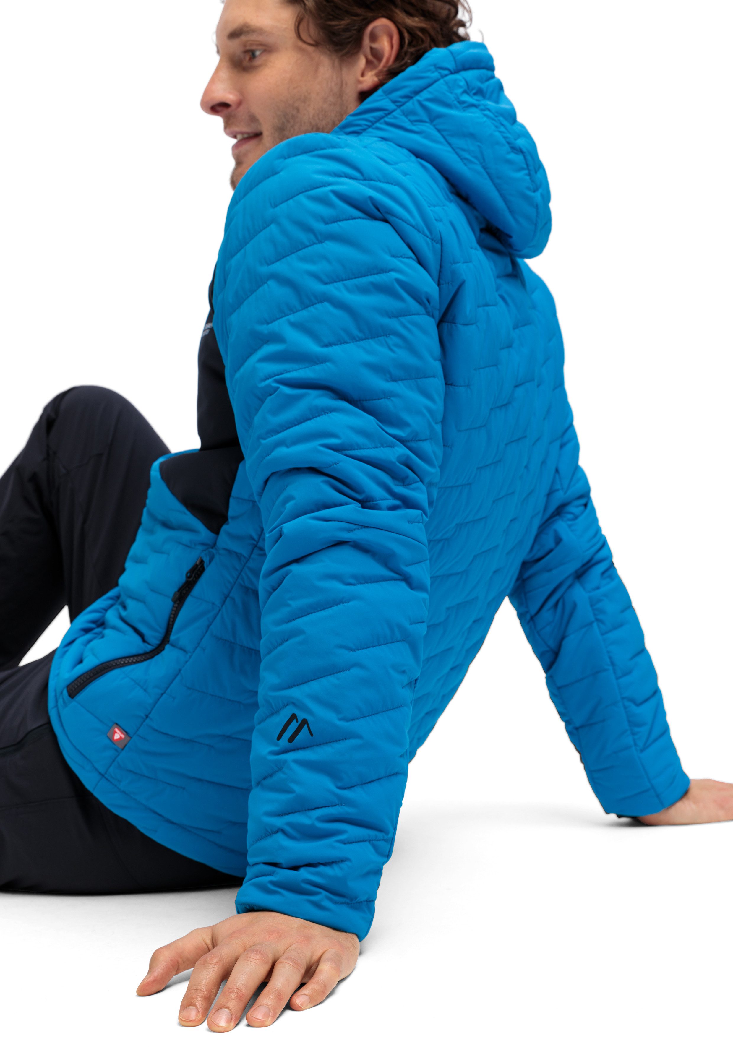 Maier Sports Functioneel jack Donovaly M Heren outdoorjas, Primaloft jas met 3 ritszakken en capuchon