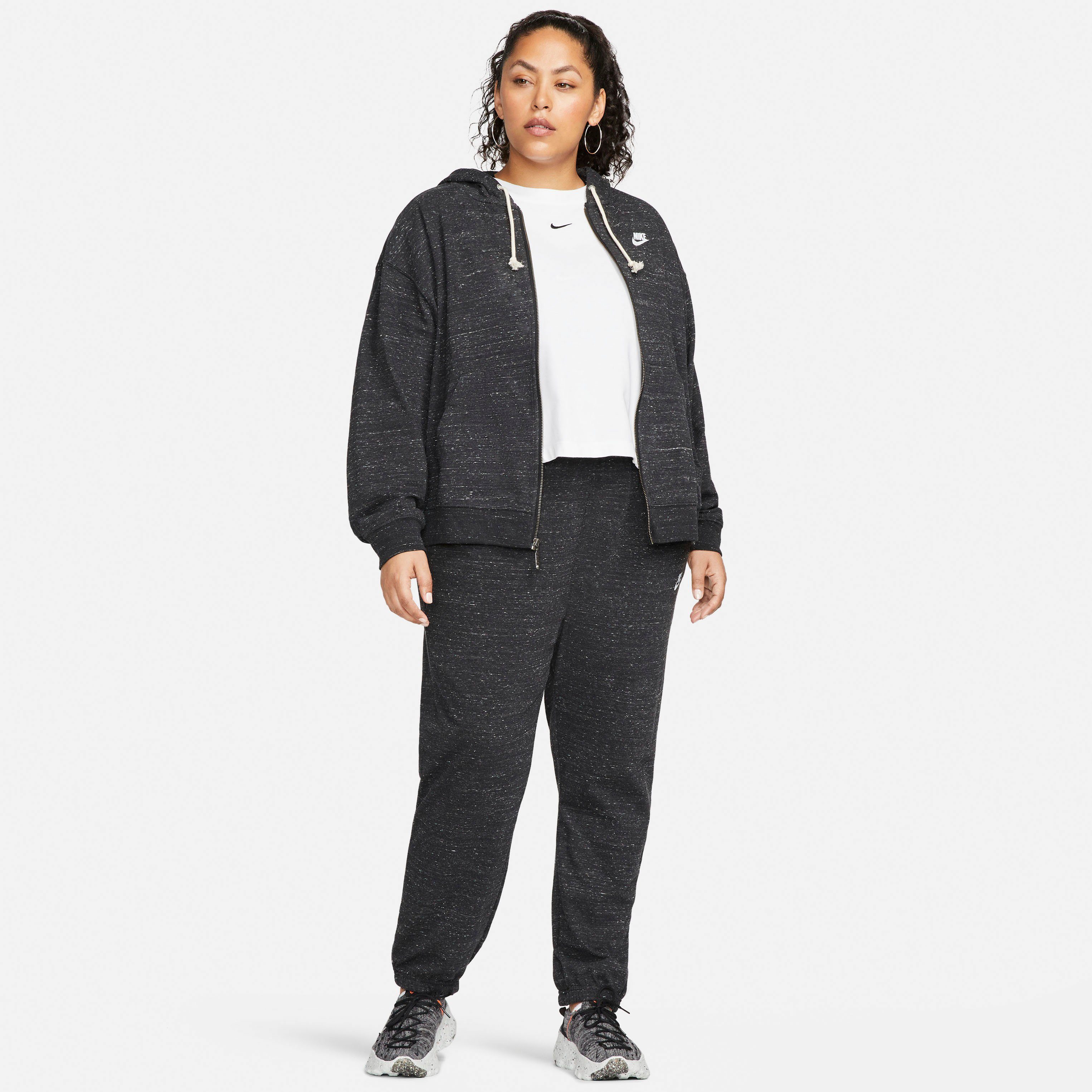 Nike Sportswear Capuchonsweatvest W NSW GYM VNTG EASY FZ HD PLUS