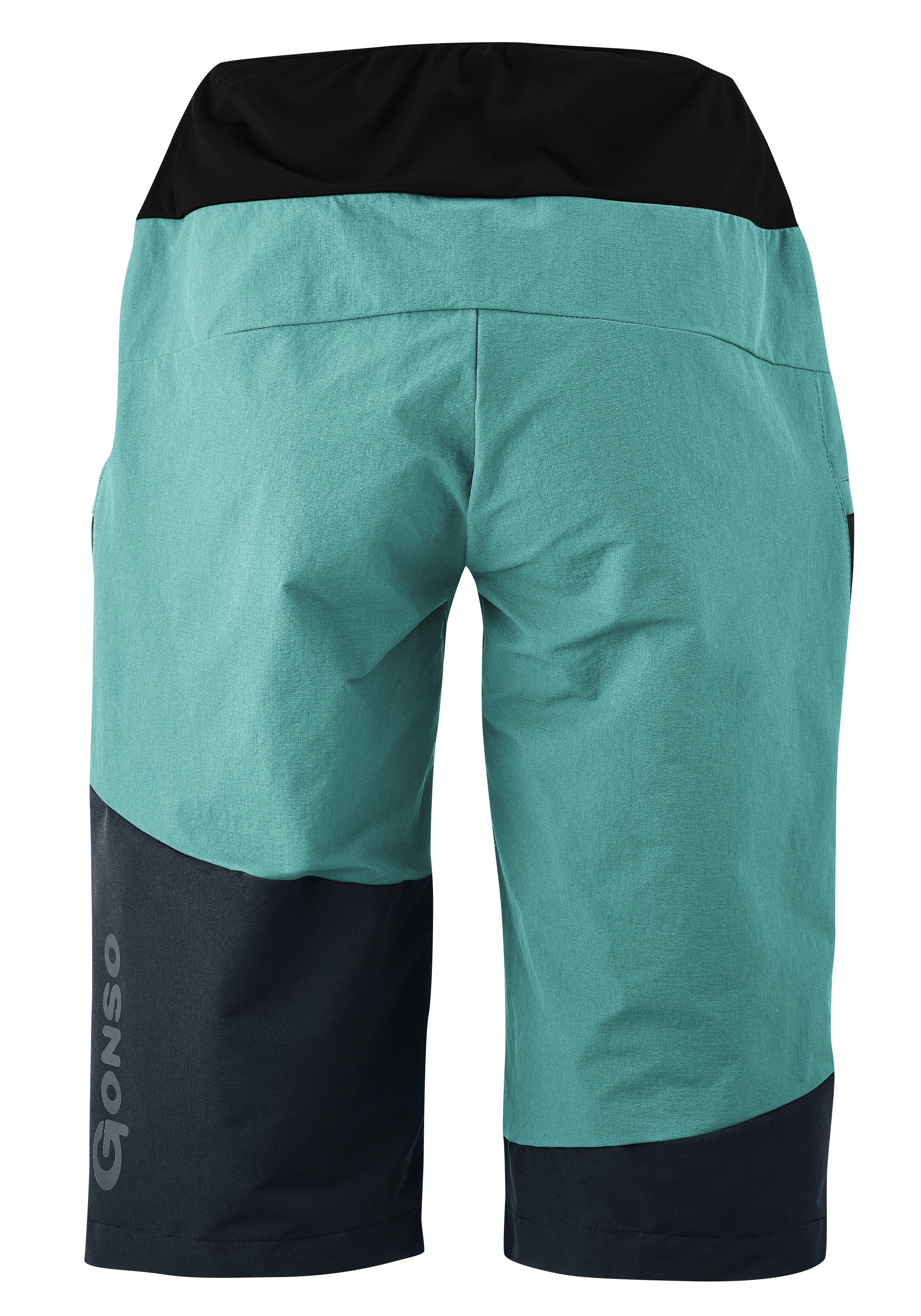 Gonso Fietsbroekje LOMASO Heren fiets-short MTB fietspants met zitkussen flexibele taille