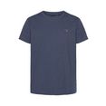 gant t-shirt klein contrast-logoborduursel blauw