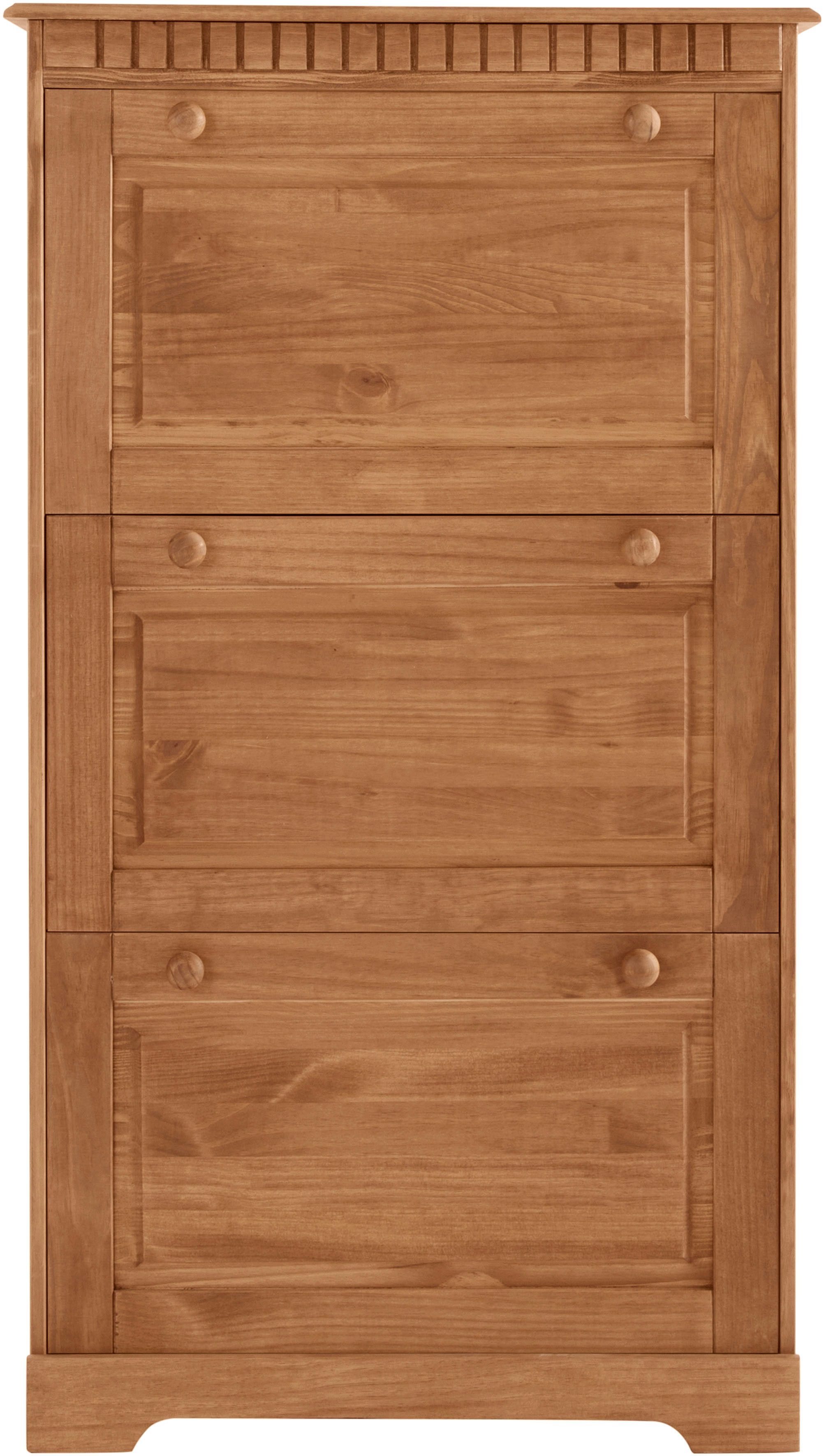 Home affaire Schoenenkast Lisa met 3 kleppen, hoogte 134 cm, breedte 75 cm