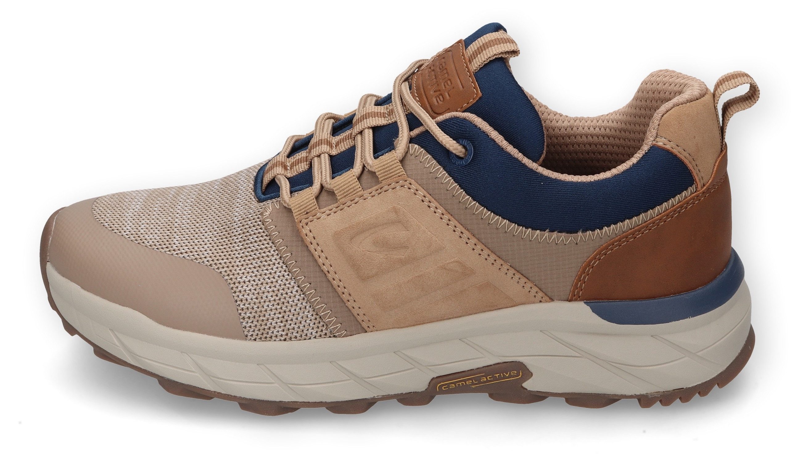 camel active Sneakers , retro sneaker, chunky sneaker, veterschoen voor dagelijks gebruik