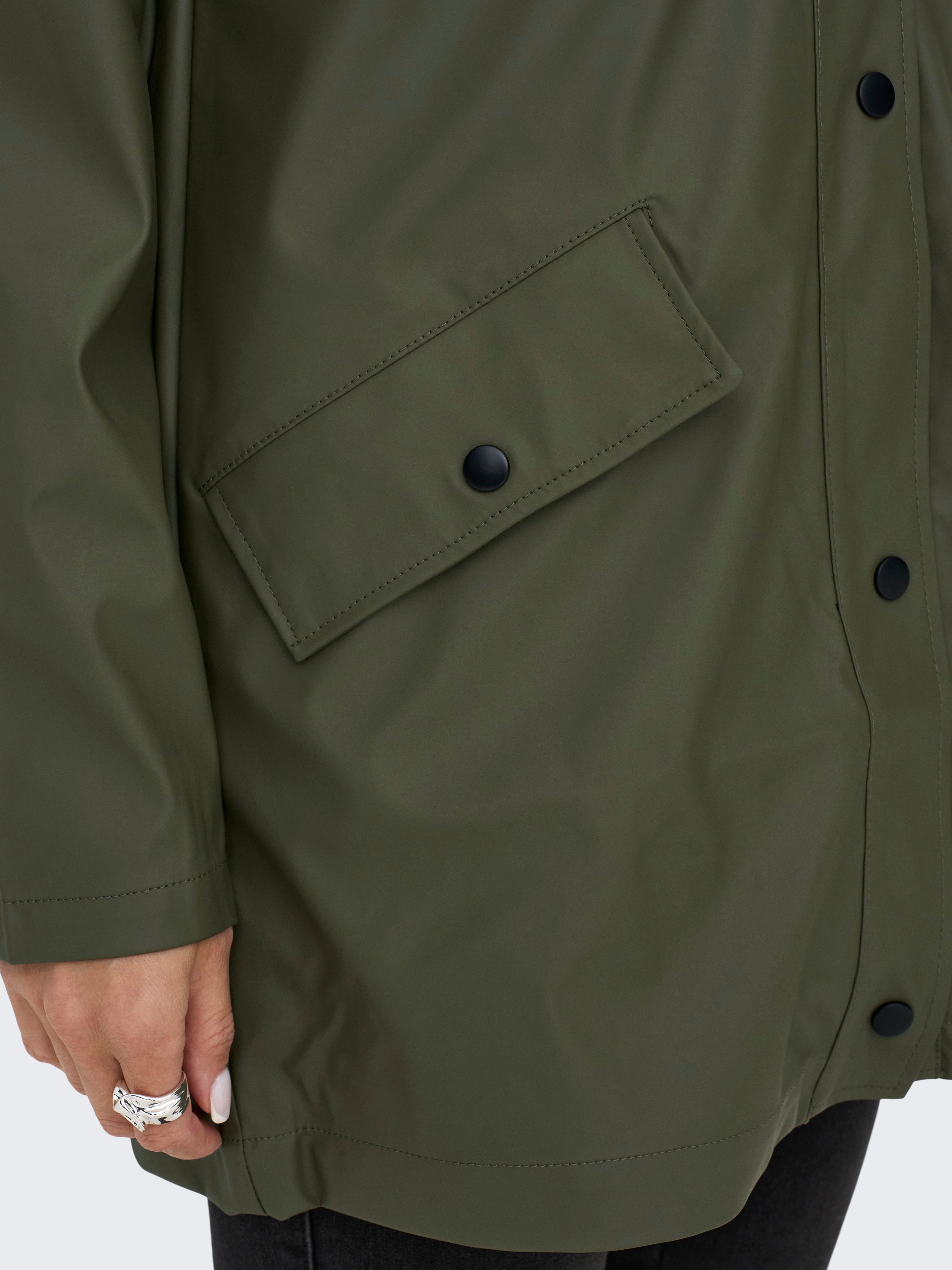 Only Korte jas ONLELISA RAINCOAT OTW NOOS