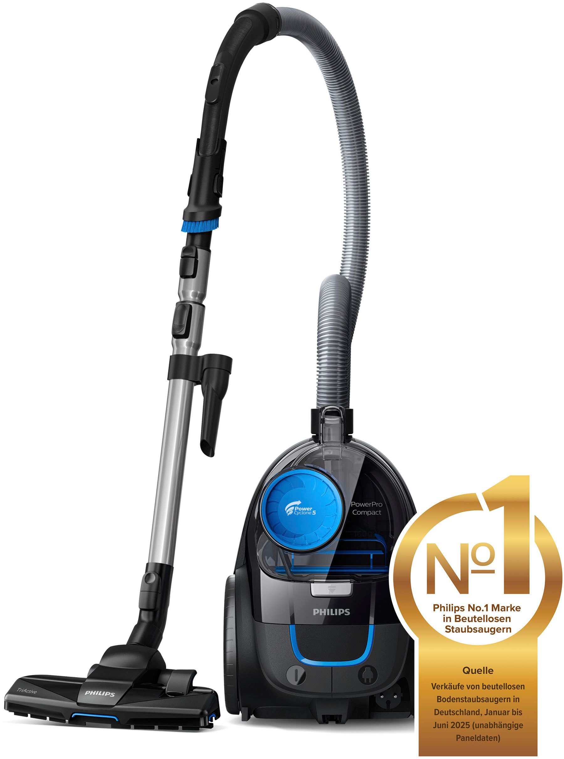 Philips Stofzuiger FC9331/09 met 1,5 l inhoud en tri-active-zuigmond