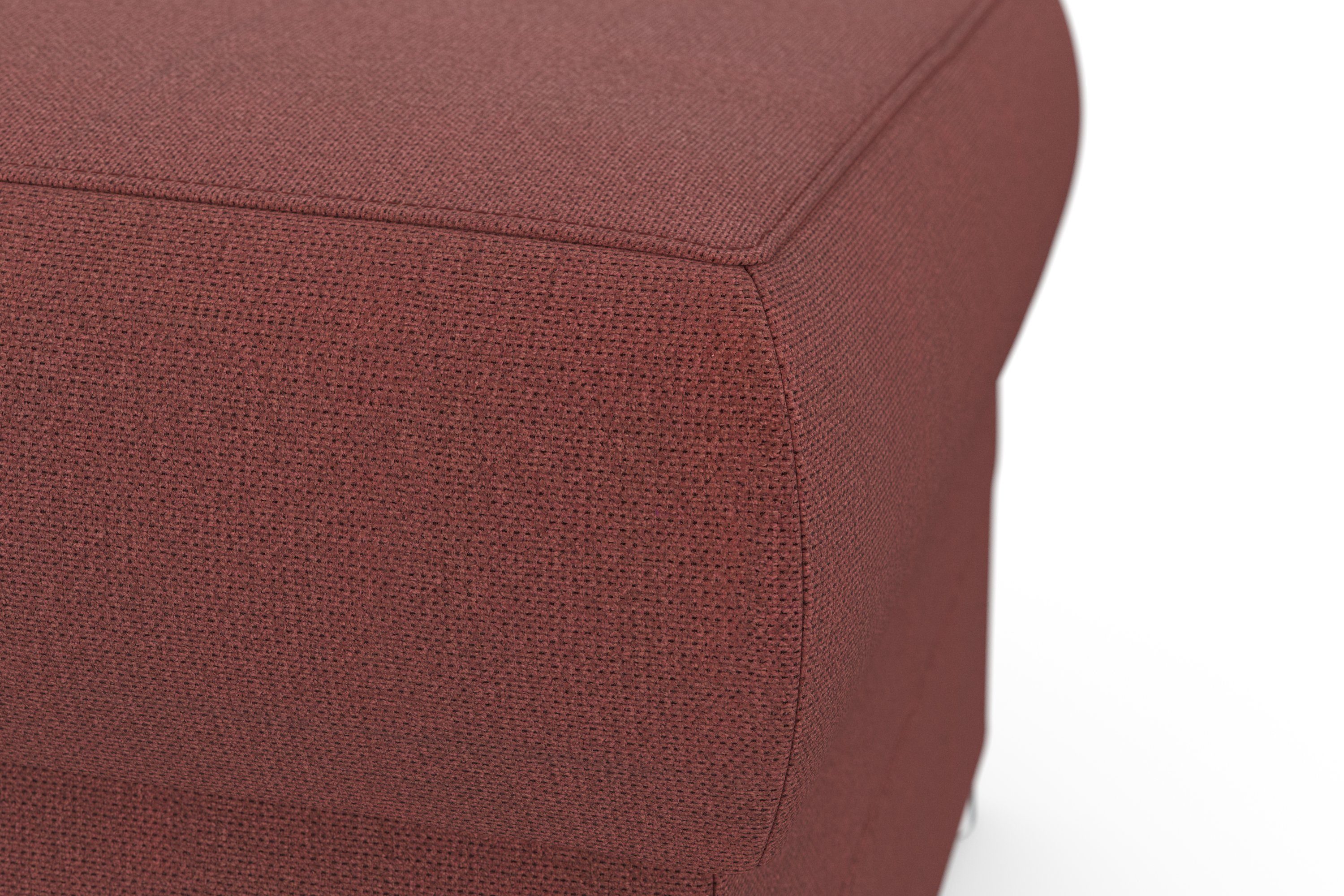 DOMO collection Hocker Pina, compact en comfortabel Bijpassende voetenbank/poef bij de serie