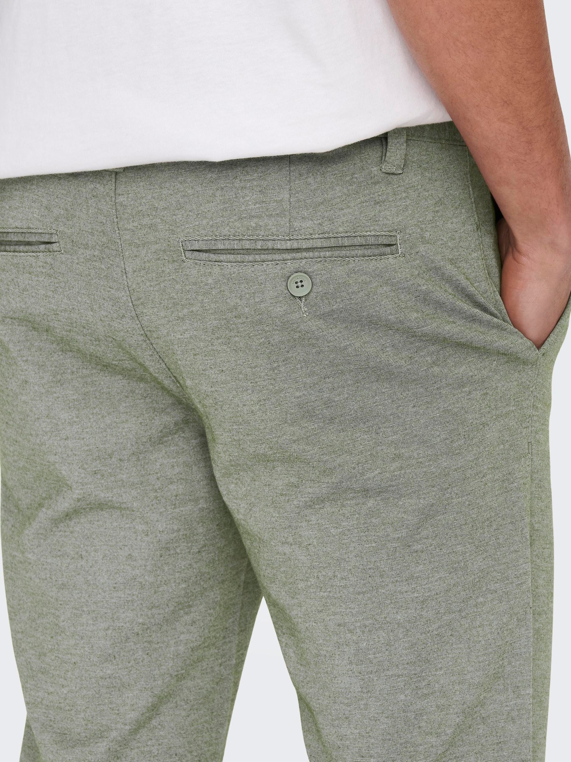 ONLY & SONS Chino met gesloten achterzakken
