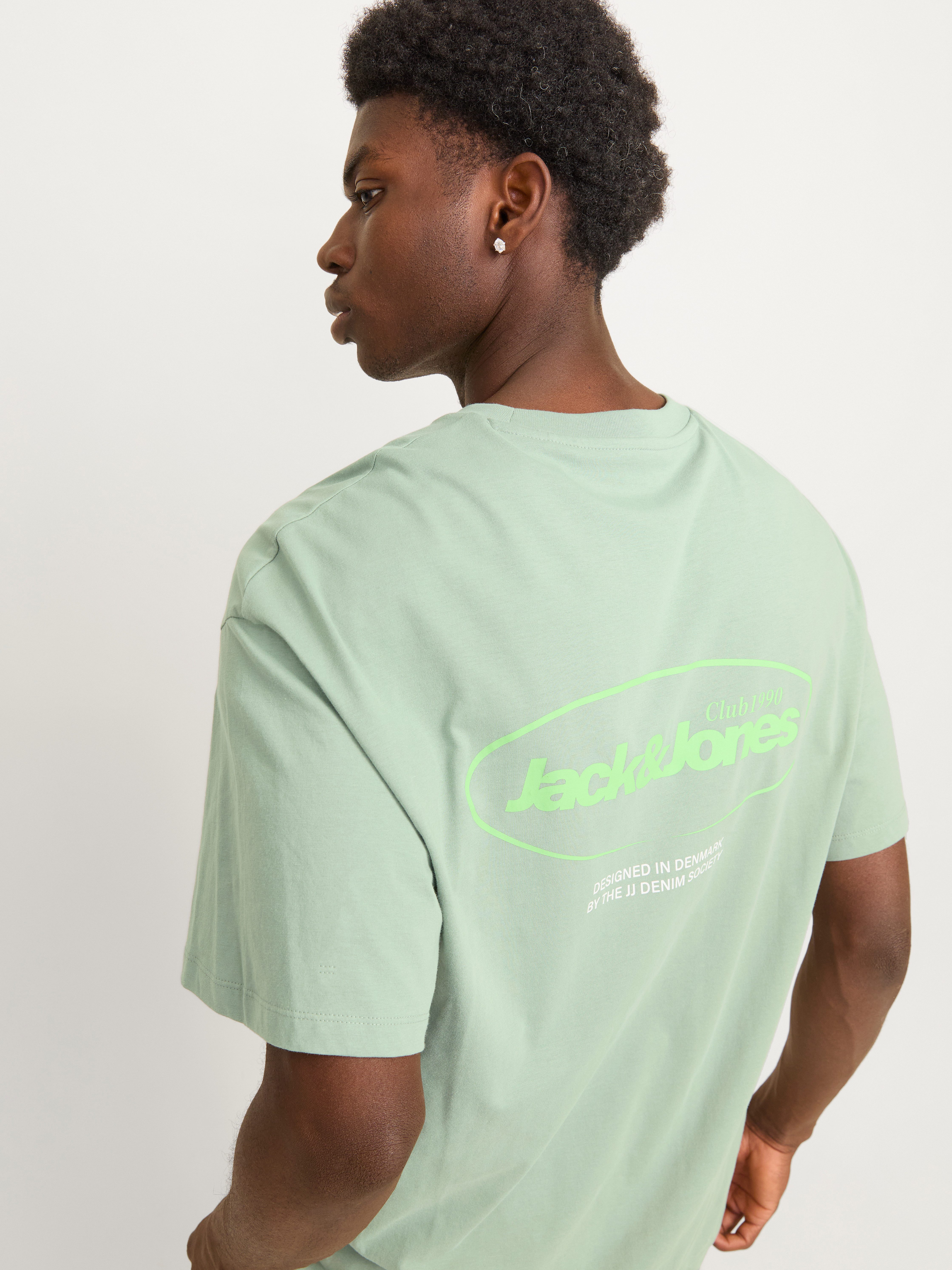 Jack & Jones Shirt met ronde hals JJEBRADLEY GRAPHIC TEE SS O-NECK NOOS