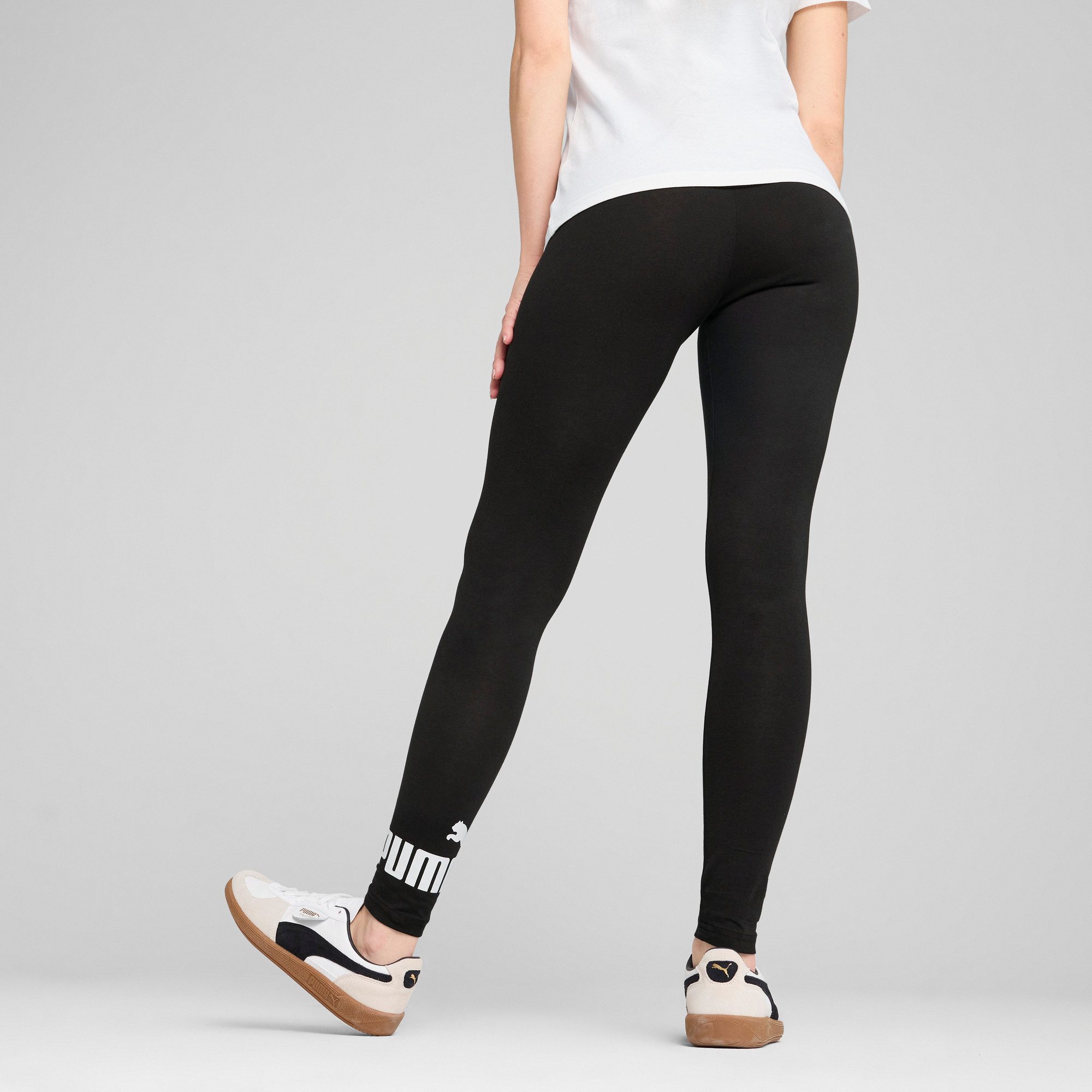 PUMA Legging ESS NO. 1 LOGO LEGGINGS aangename katoenmix, voor fitness, sport en vrije tijd