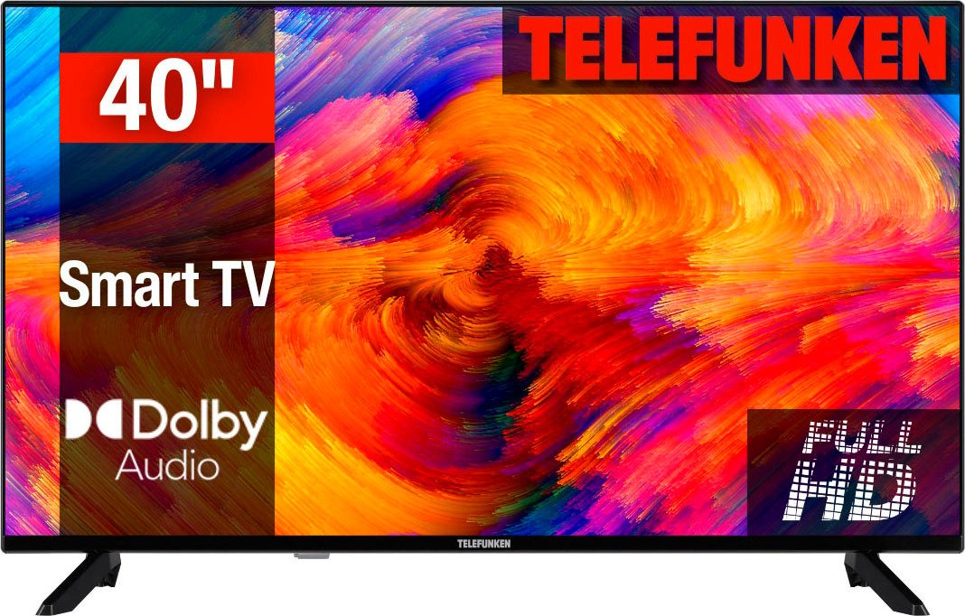 Telefunken Led-TV D40F750M1CWI, 100 cm / 40", Full HD, Smart TV