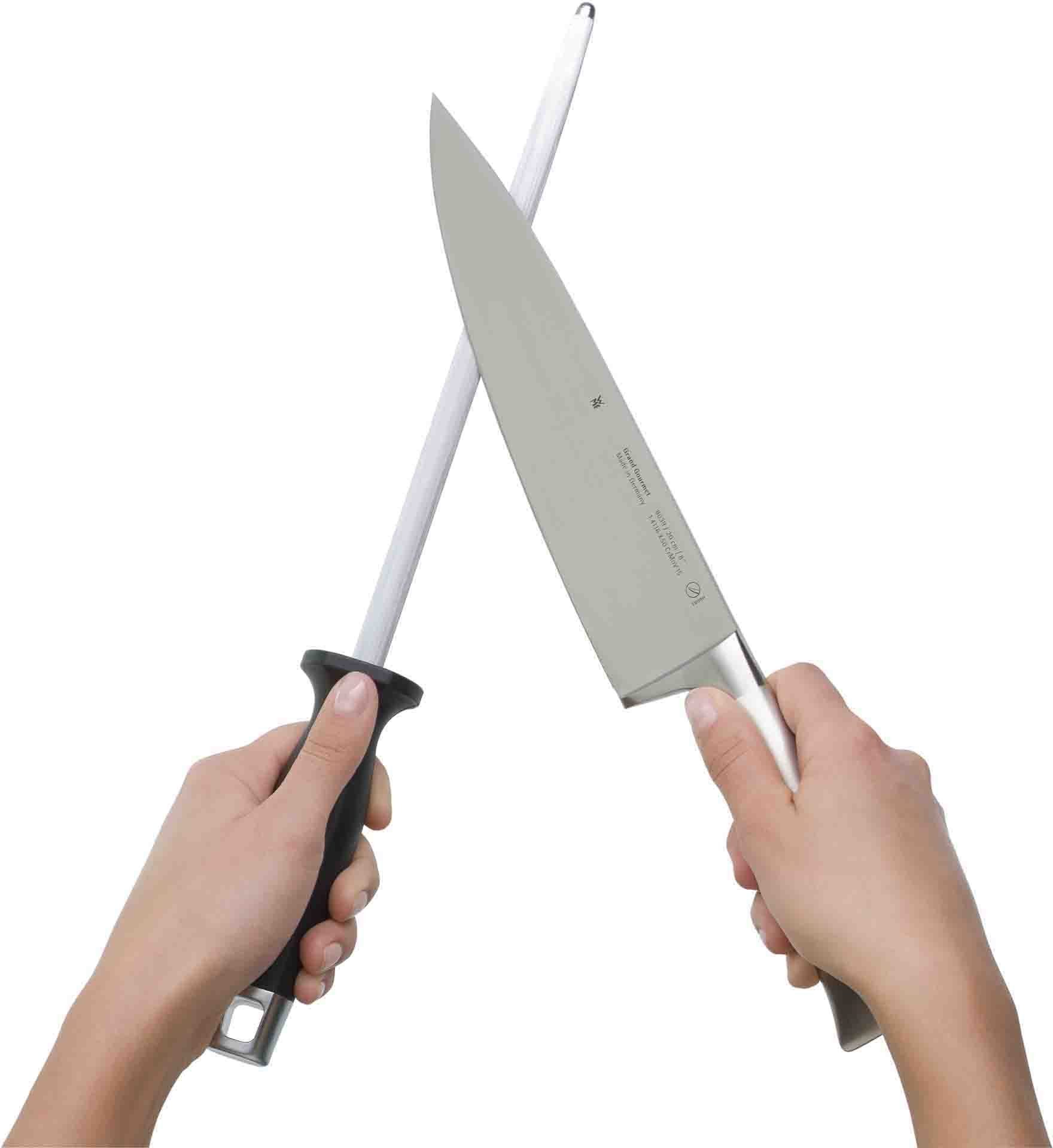 WMF Aanzetstaal Spitzenklasse Plus ergonomische handgreep, gesmeed messenstaal, made in germany