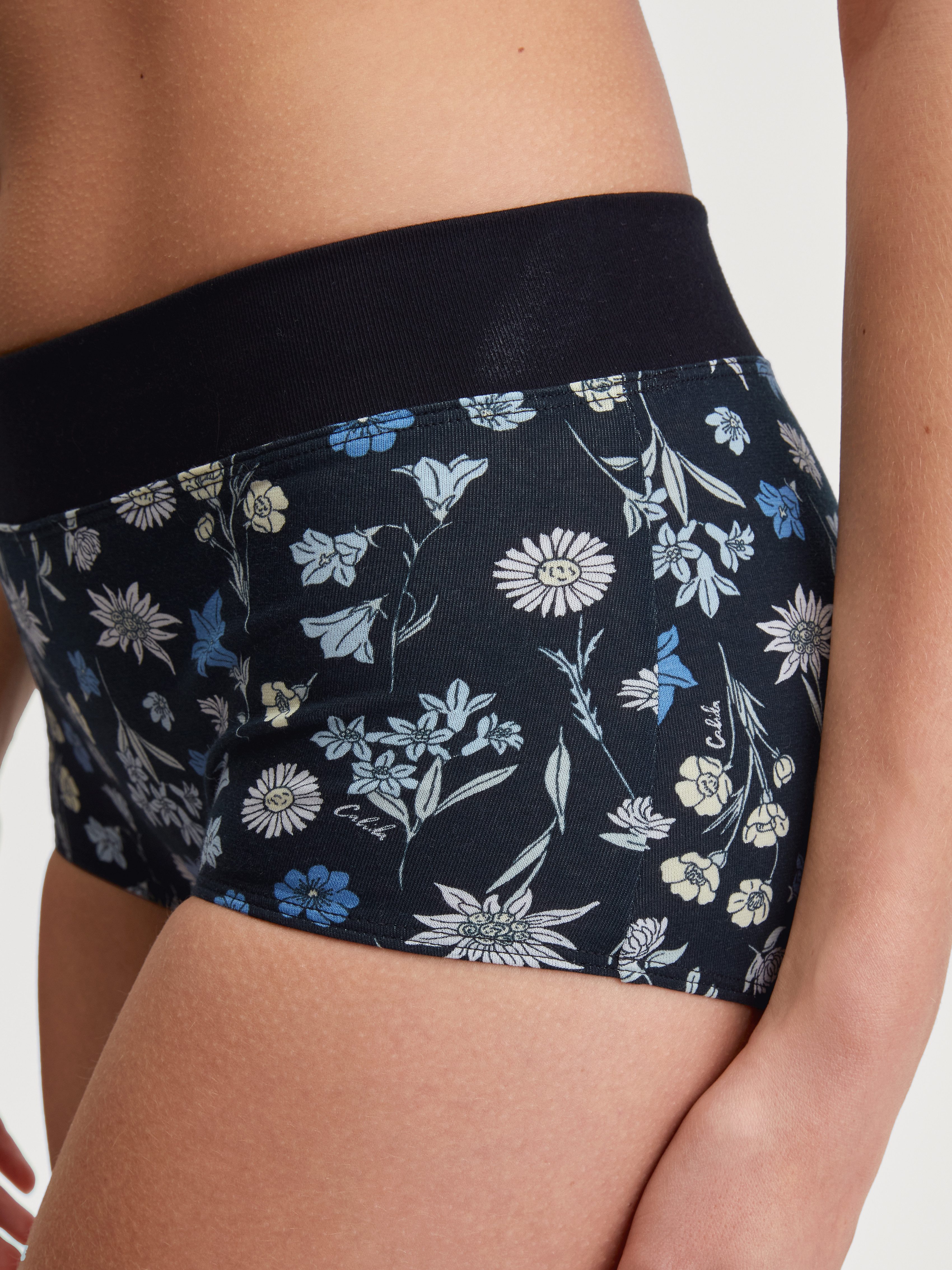 CALIDA Hipster Elastic Trend met bloemenprint