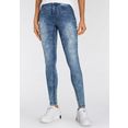 arizona skinny fit jeans ultra stretch moon washed moonwashed jeans blauw