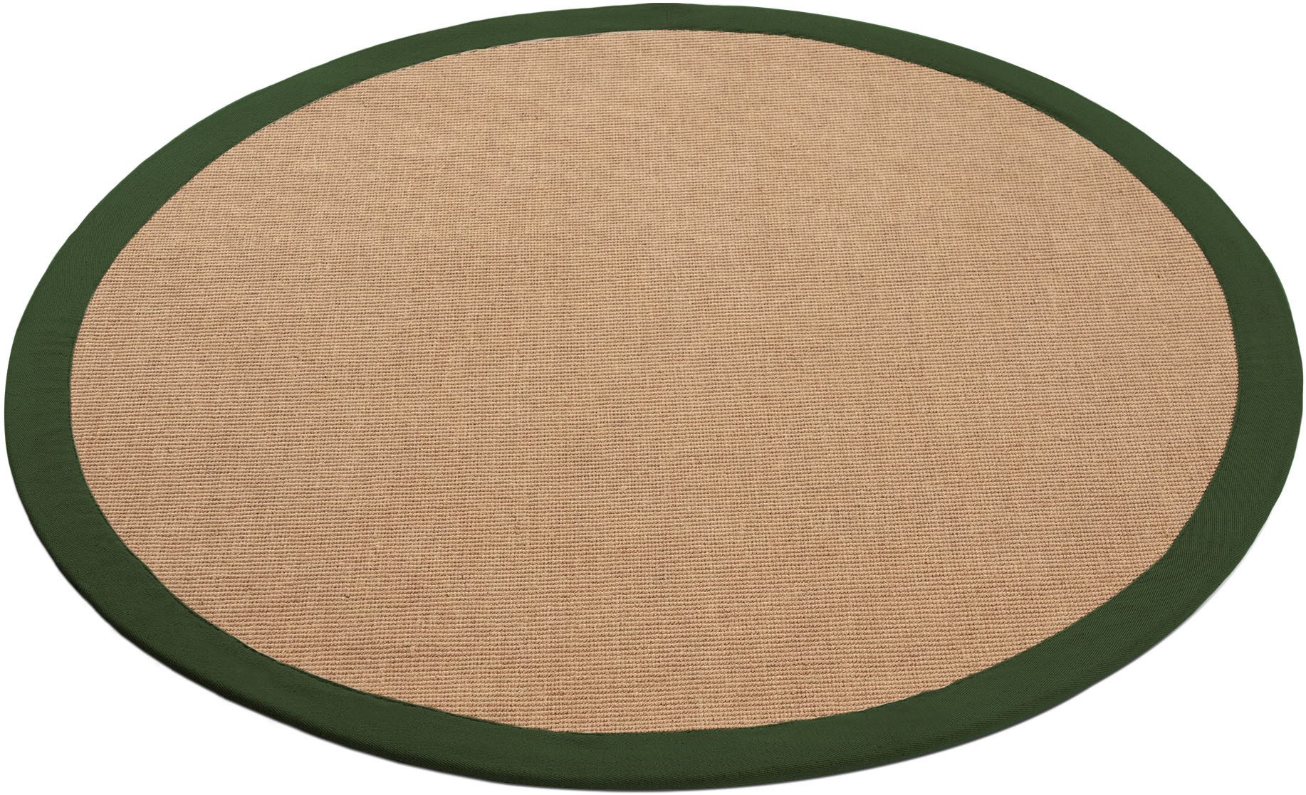 carpetfine Sisalkleed Sisal met gekleurd randdessin, antislip achterzijde