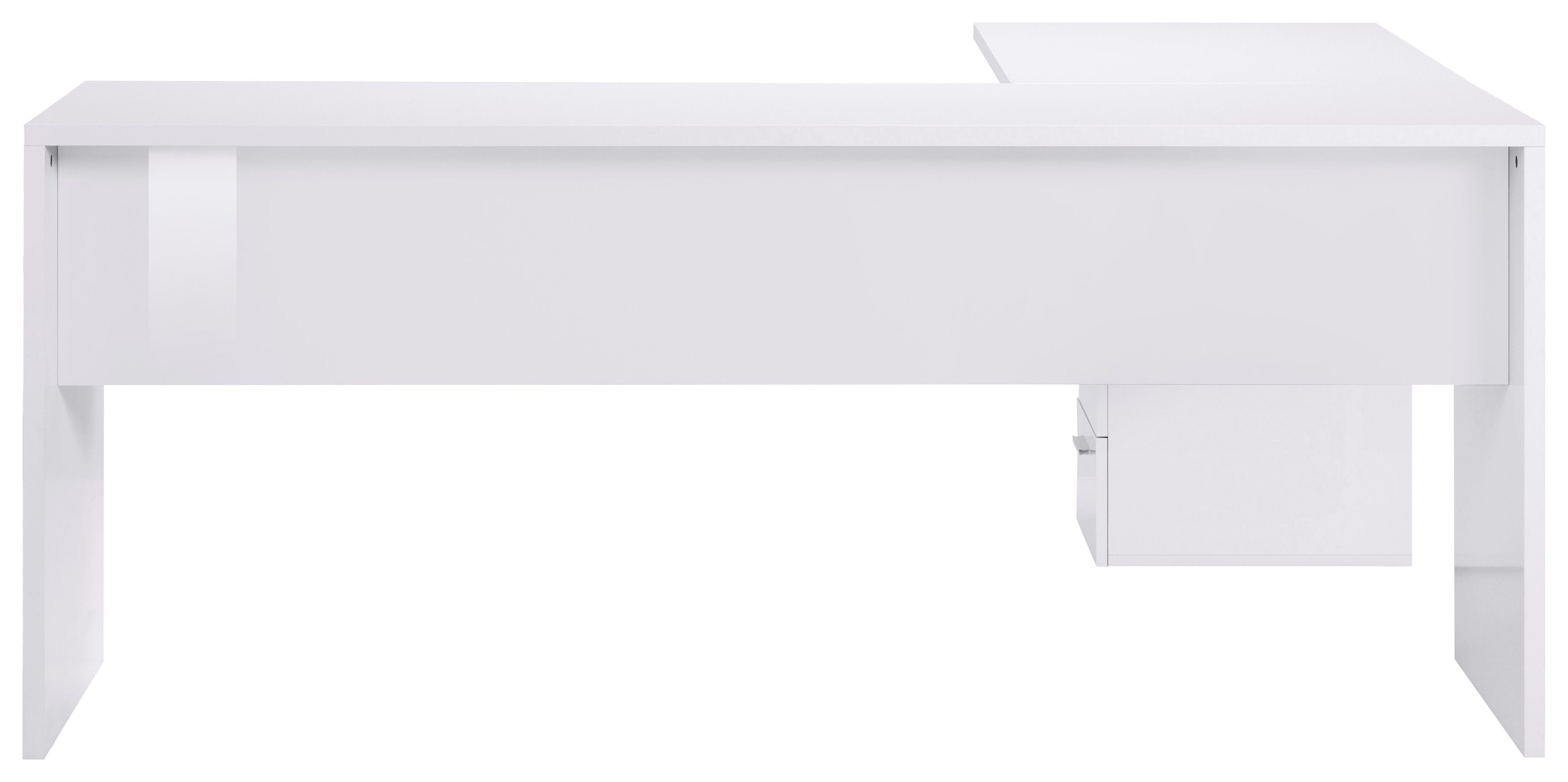 INOSIGN Hoekbureau New Selina Bureau, lades, met of zonder monitorsteun, B 180/160 cm