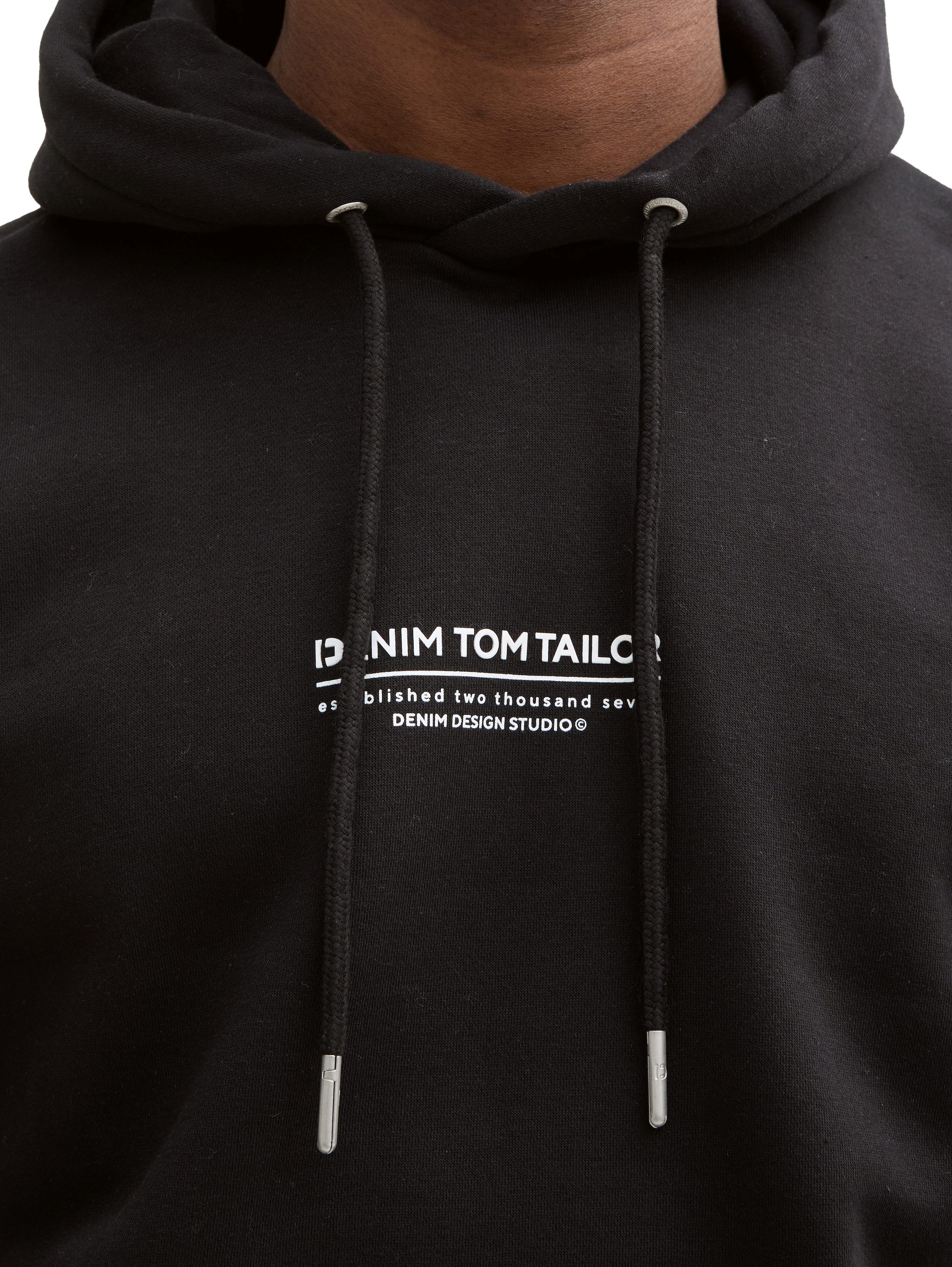Tom Tailor Denim Hoodie met logoprint