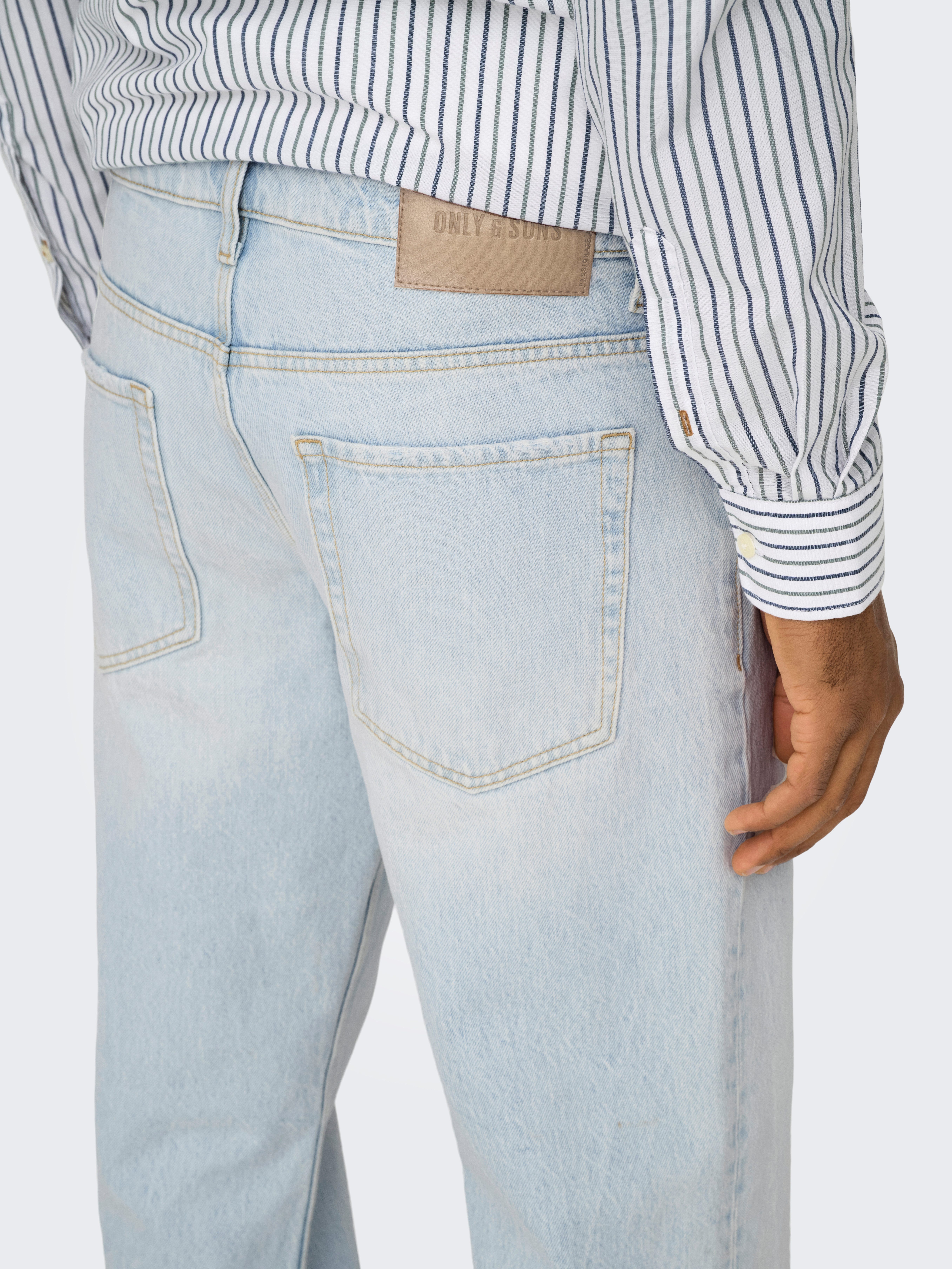 ONLY & SONS Regular fit jeans ONSEDGE STRAIGHT BROMO 0017 DOT DNM NOOS