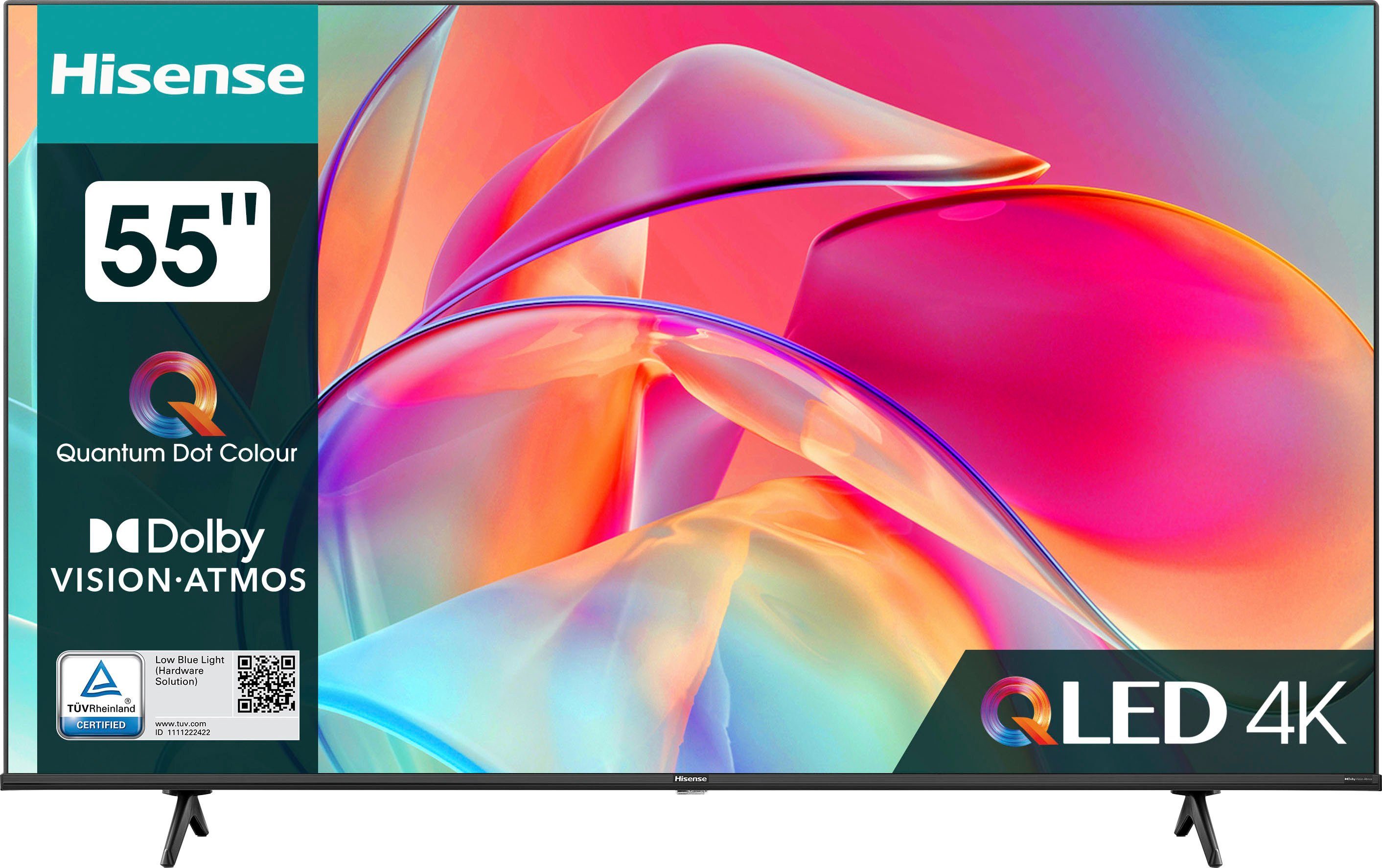 Hisense QLED-TV 55E77KQ, 139 cm / 55 ", 4K Ultra HD, Smart TV