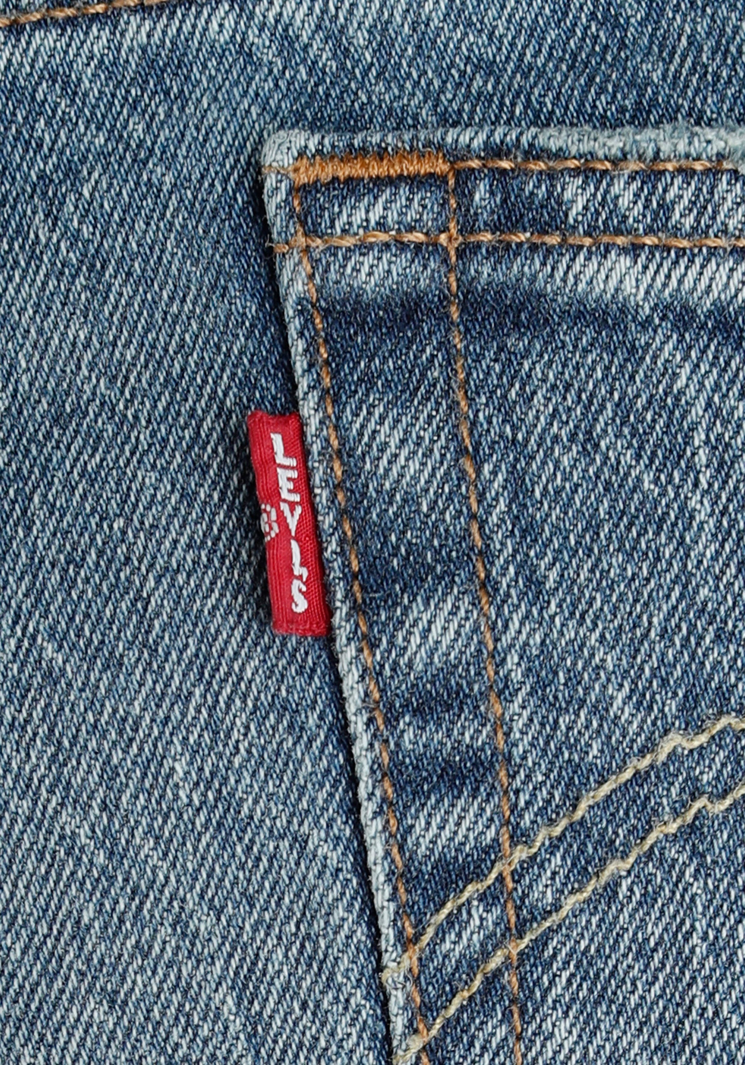 Levi's® Bermuda 501 Mid Thigh Short Met franje bij de zoom